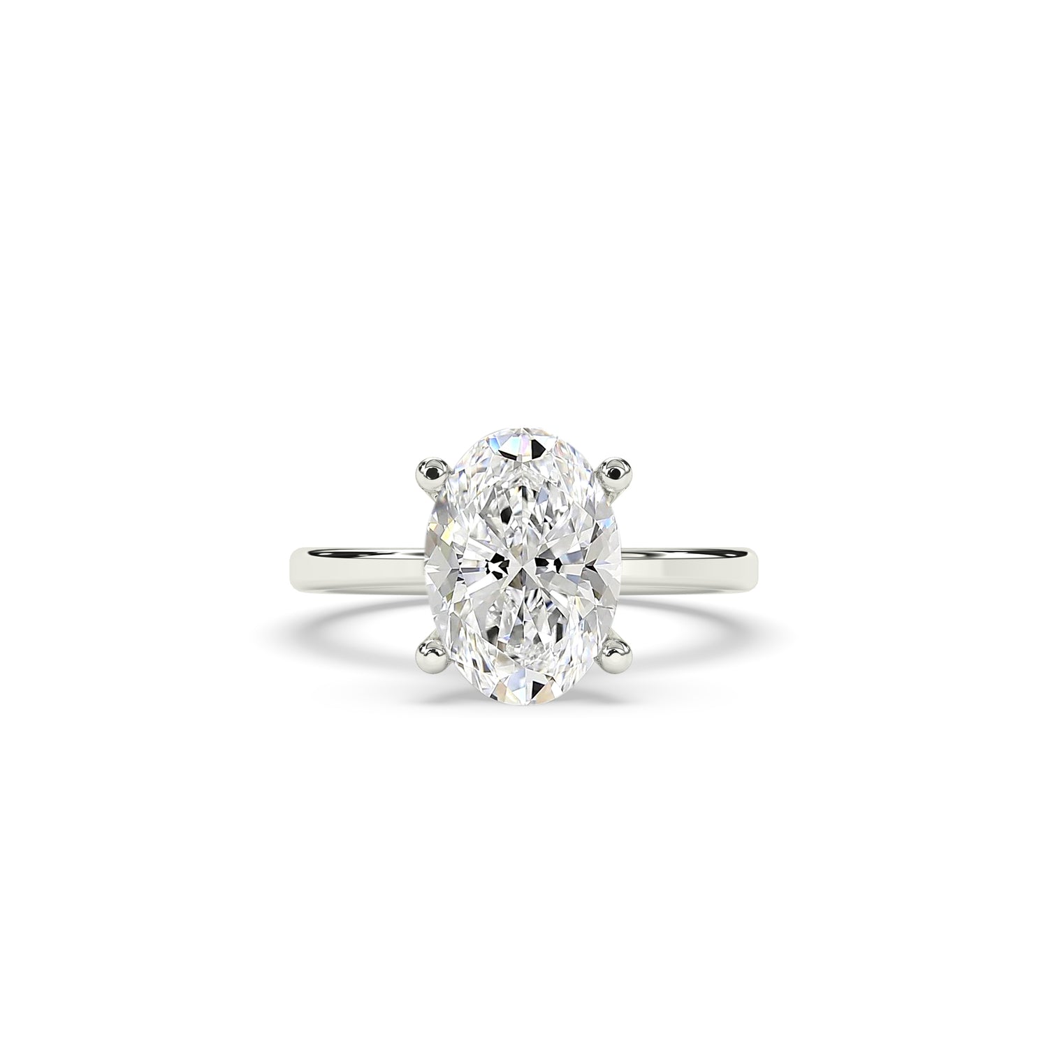 Juna Oval Solitaire Ring