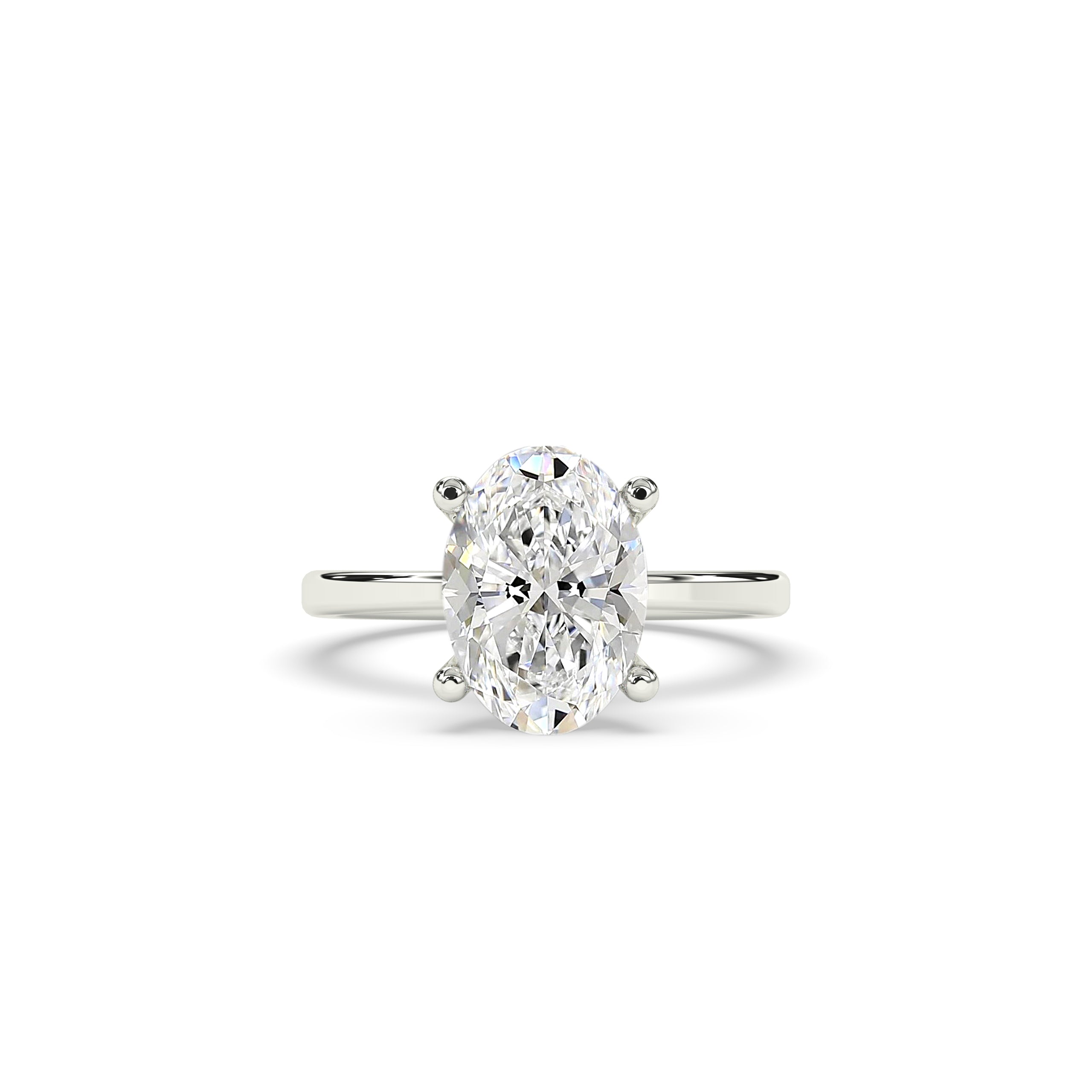 Juna Oval Solitaire Ring