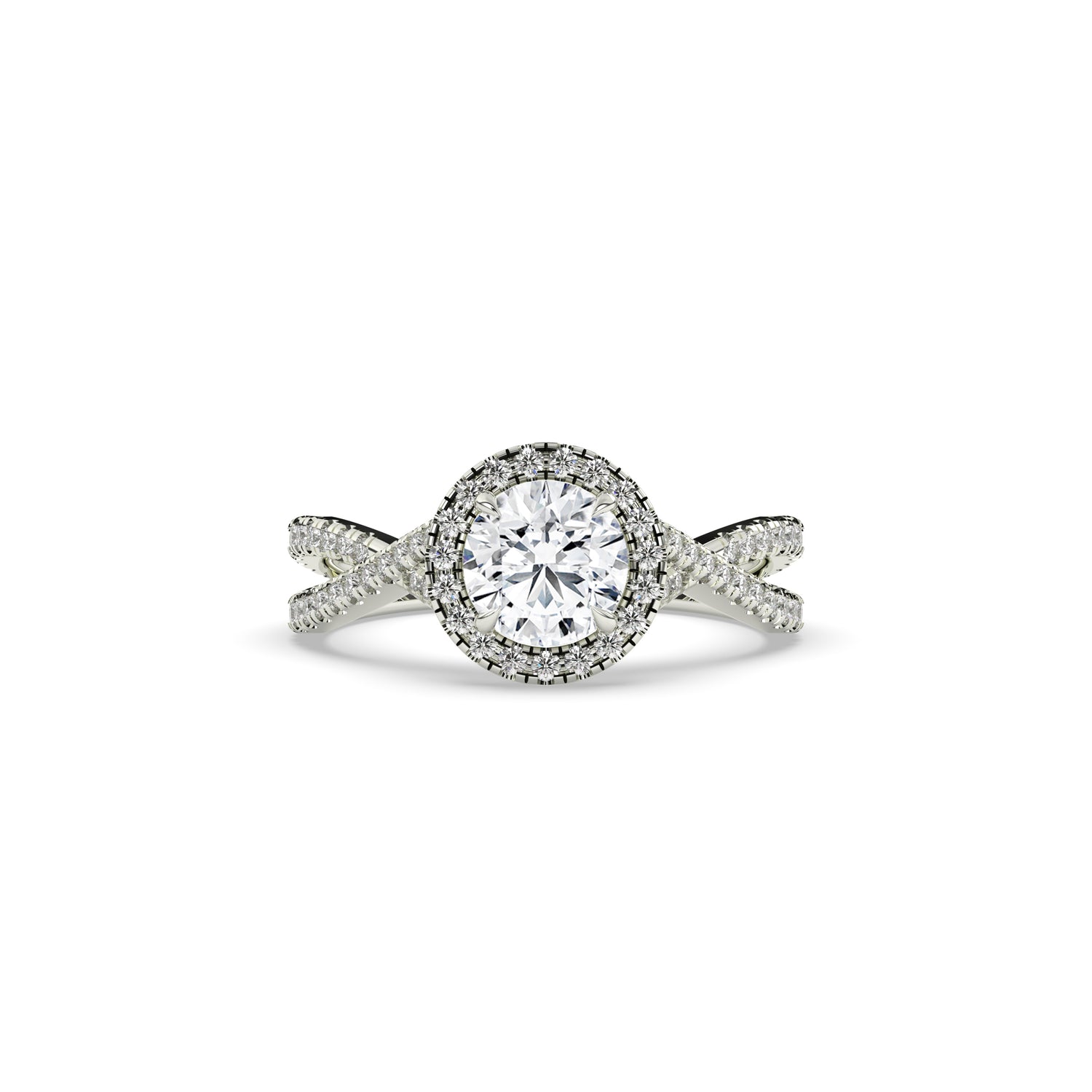 Emilia Round Halo Ring