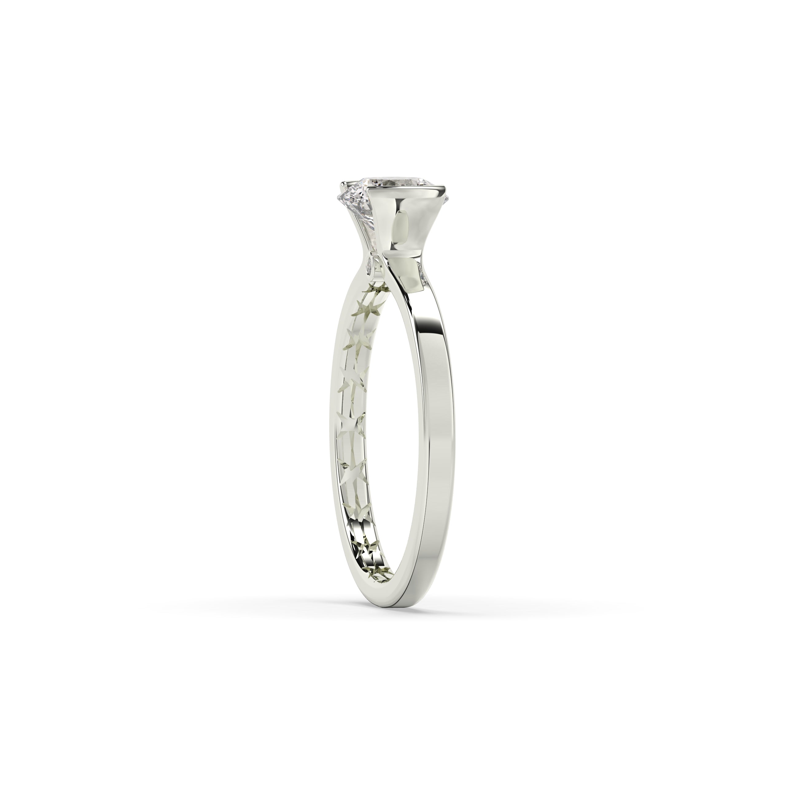 Liana Round Solitaire Ring