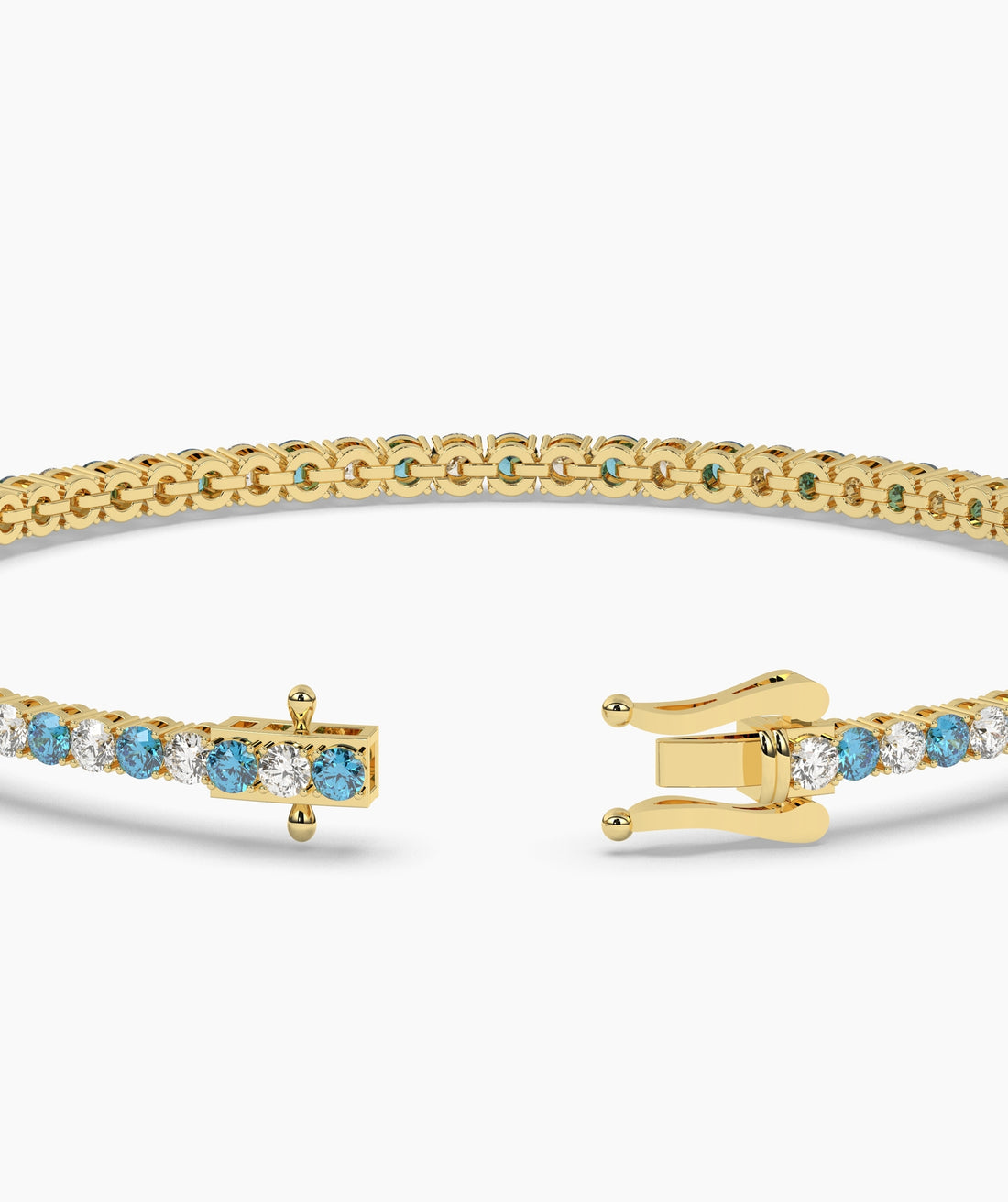 Isola Round Duo Colour Tennis Bracelet