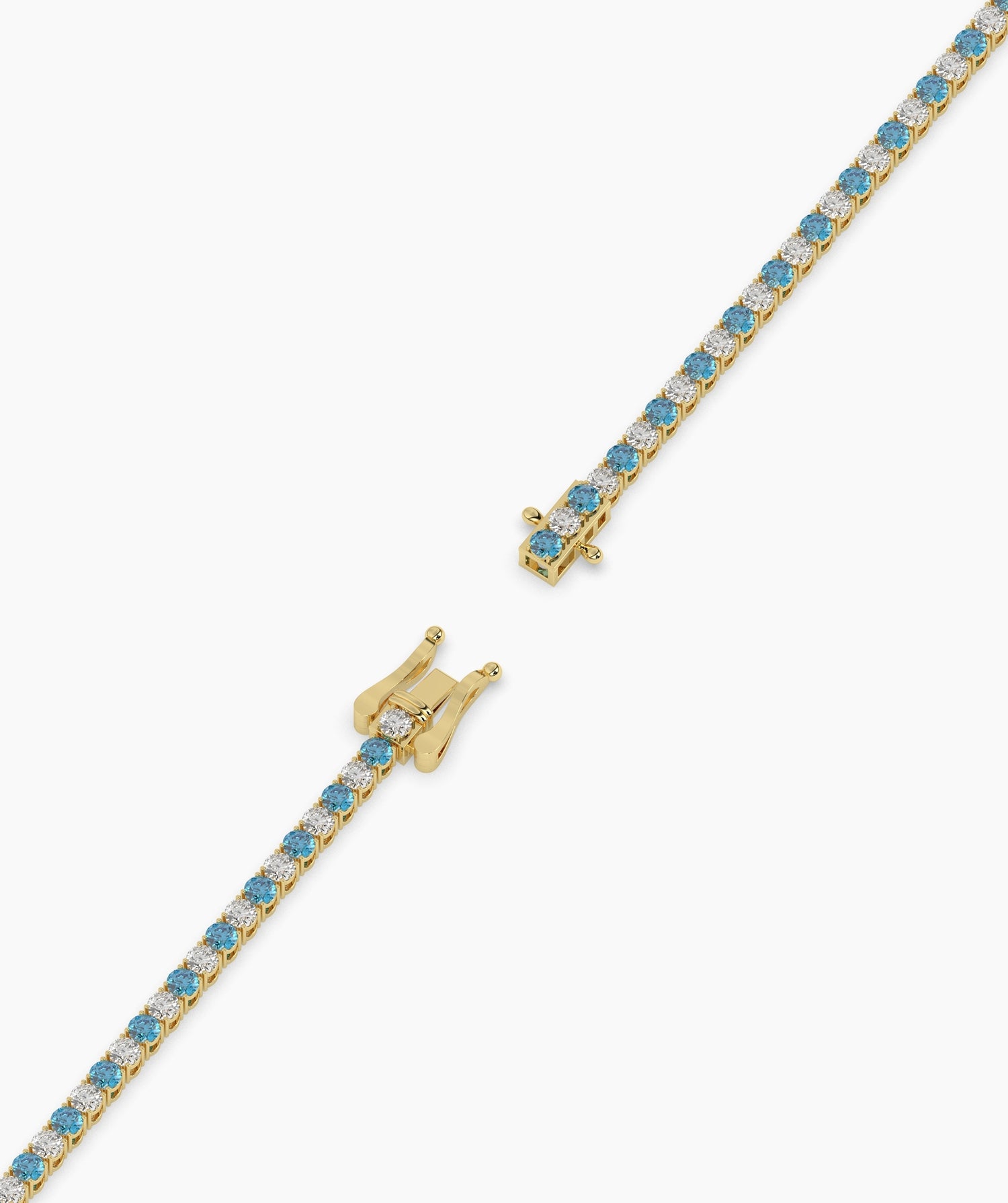 Isola Round Duo Colour Tennis Bracelet