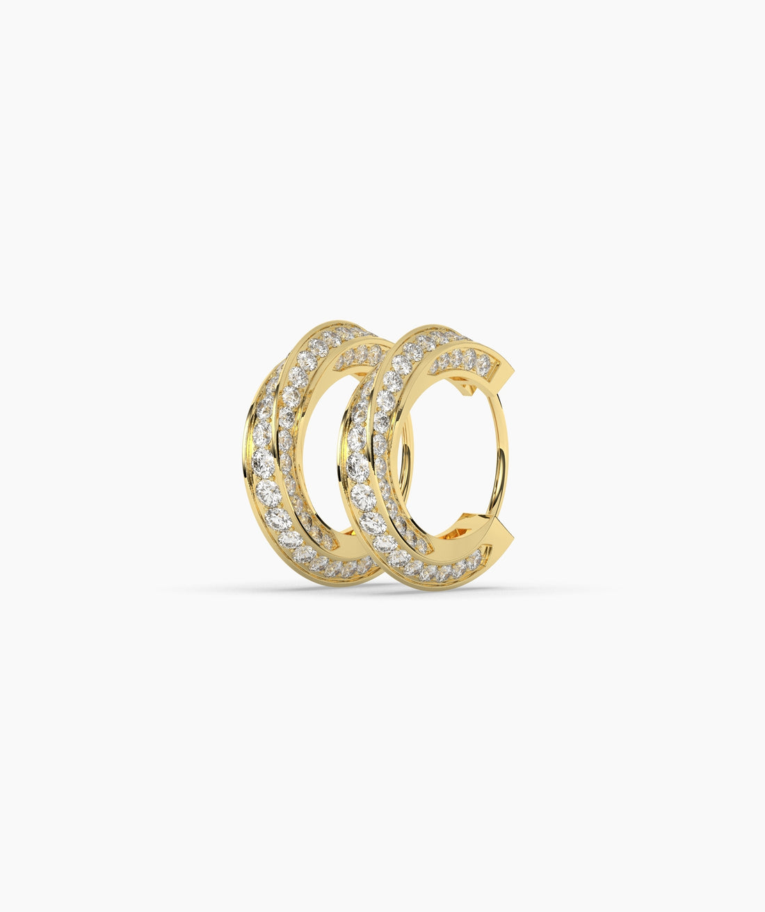 Melody Round Hoop Earring