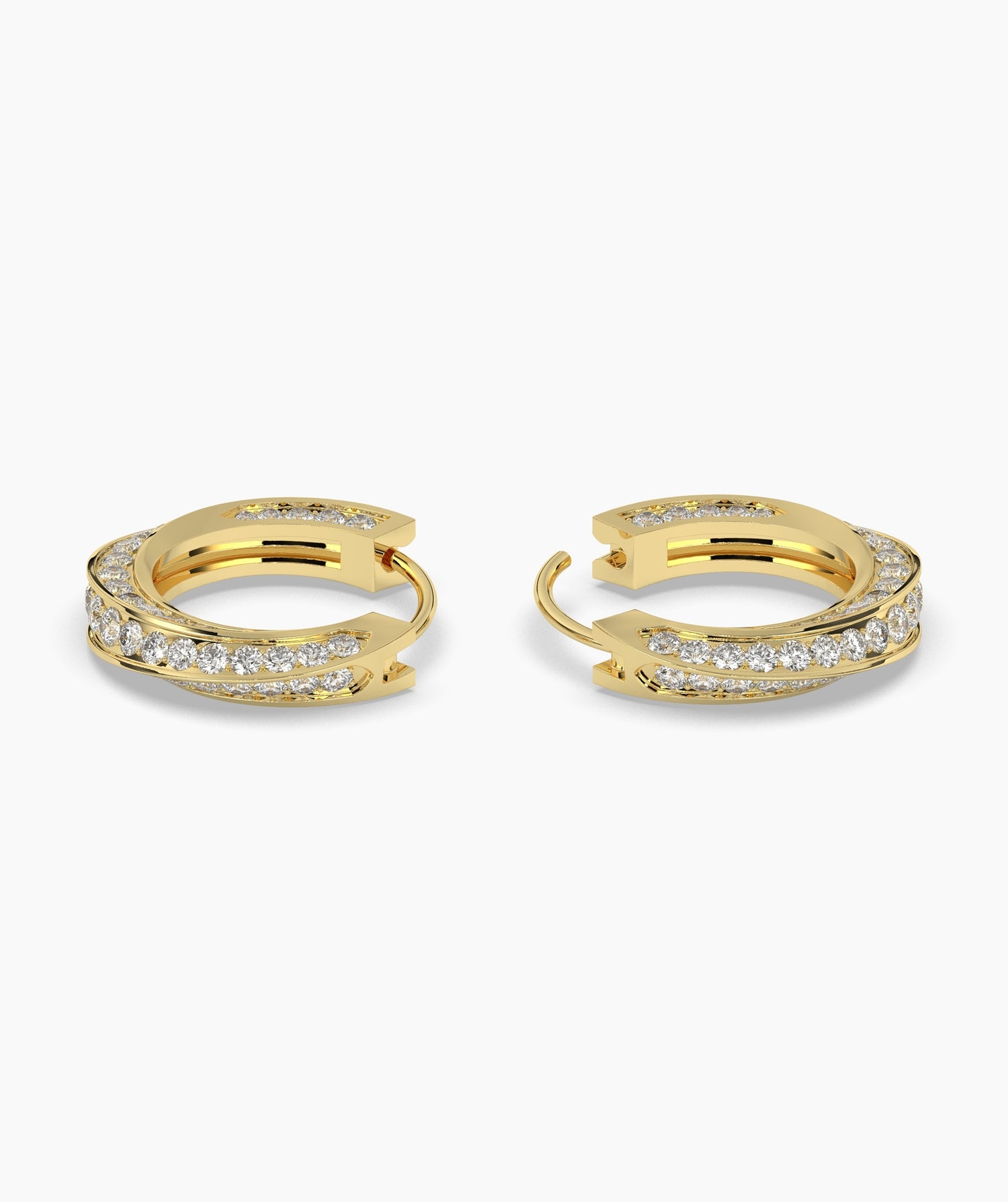 Melody Round Hoop Earring