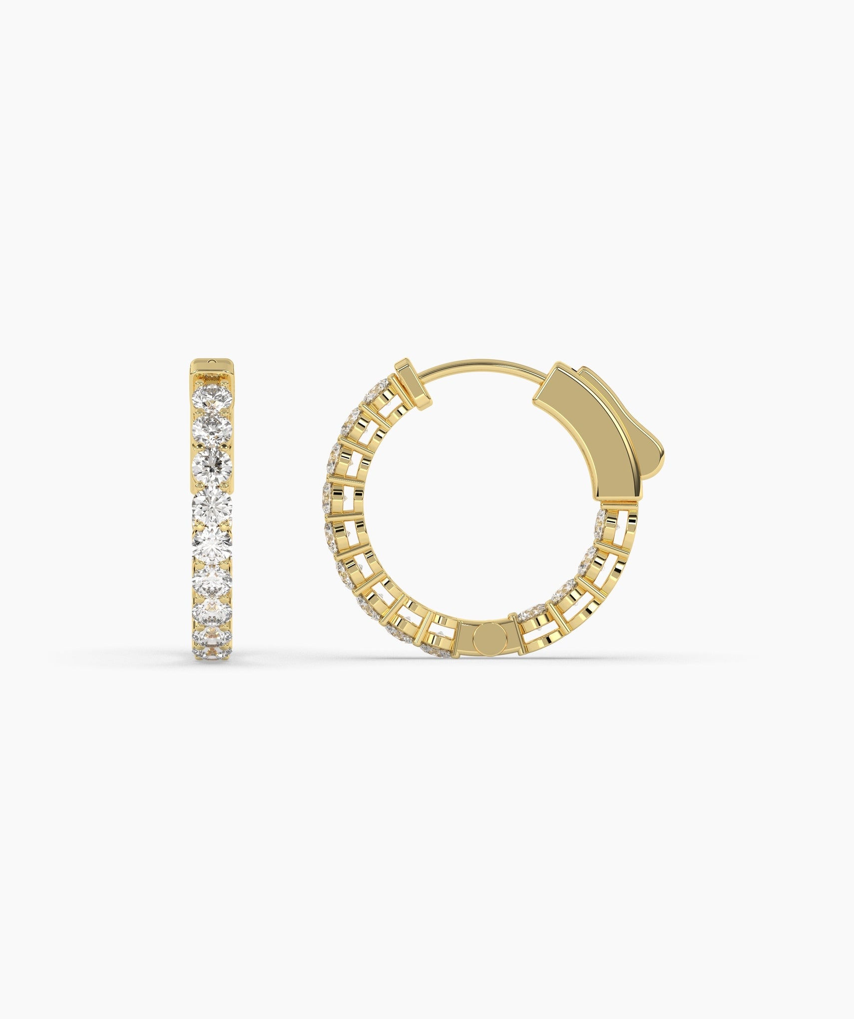 Tatja Round Hoop Earring