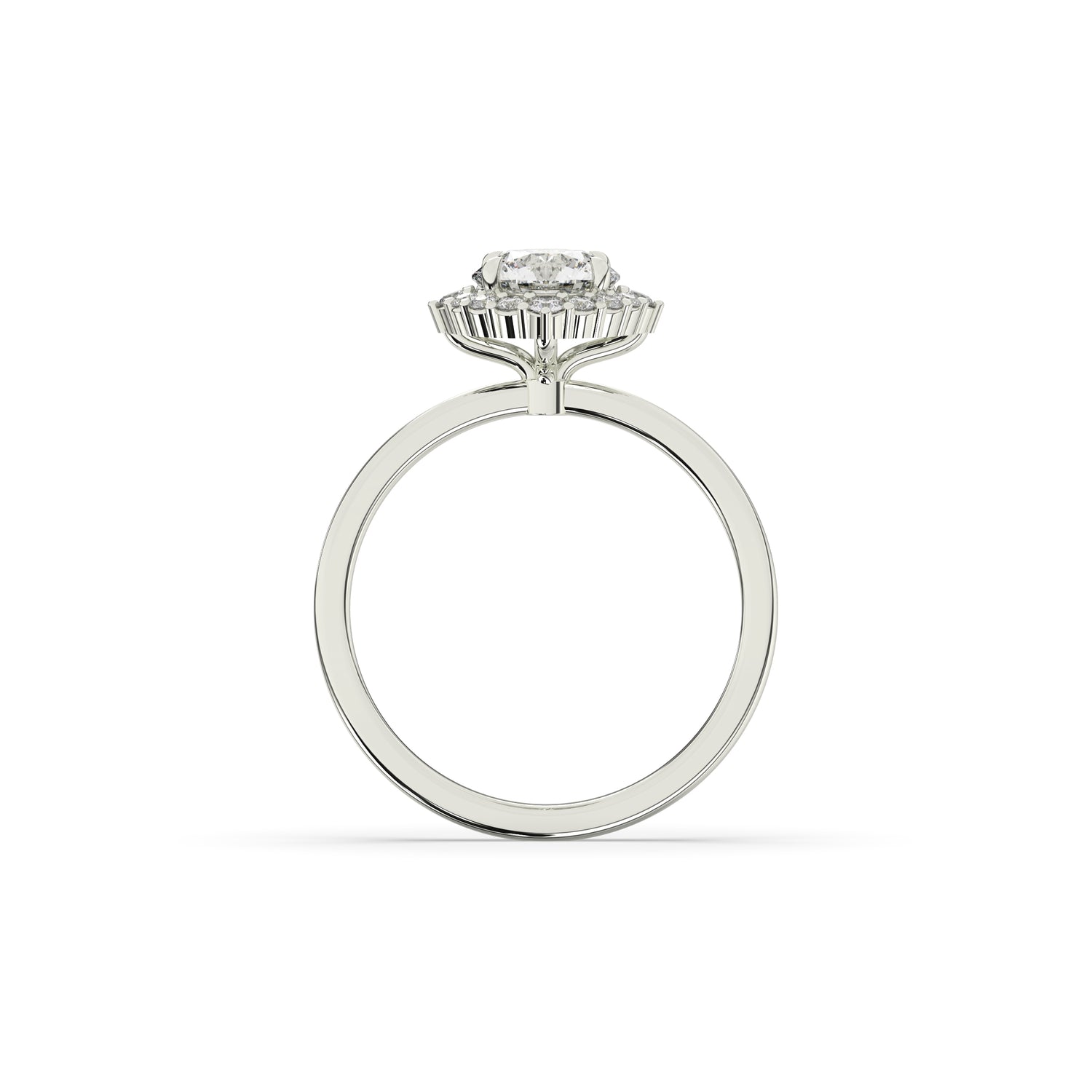 Serina Round Halo Ring