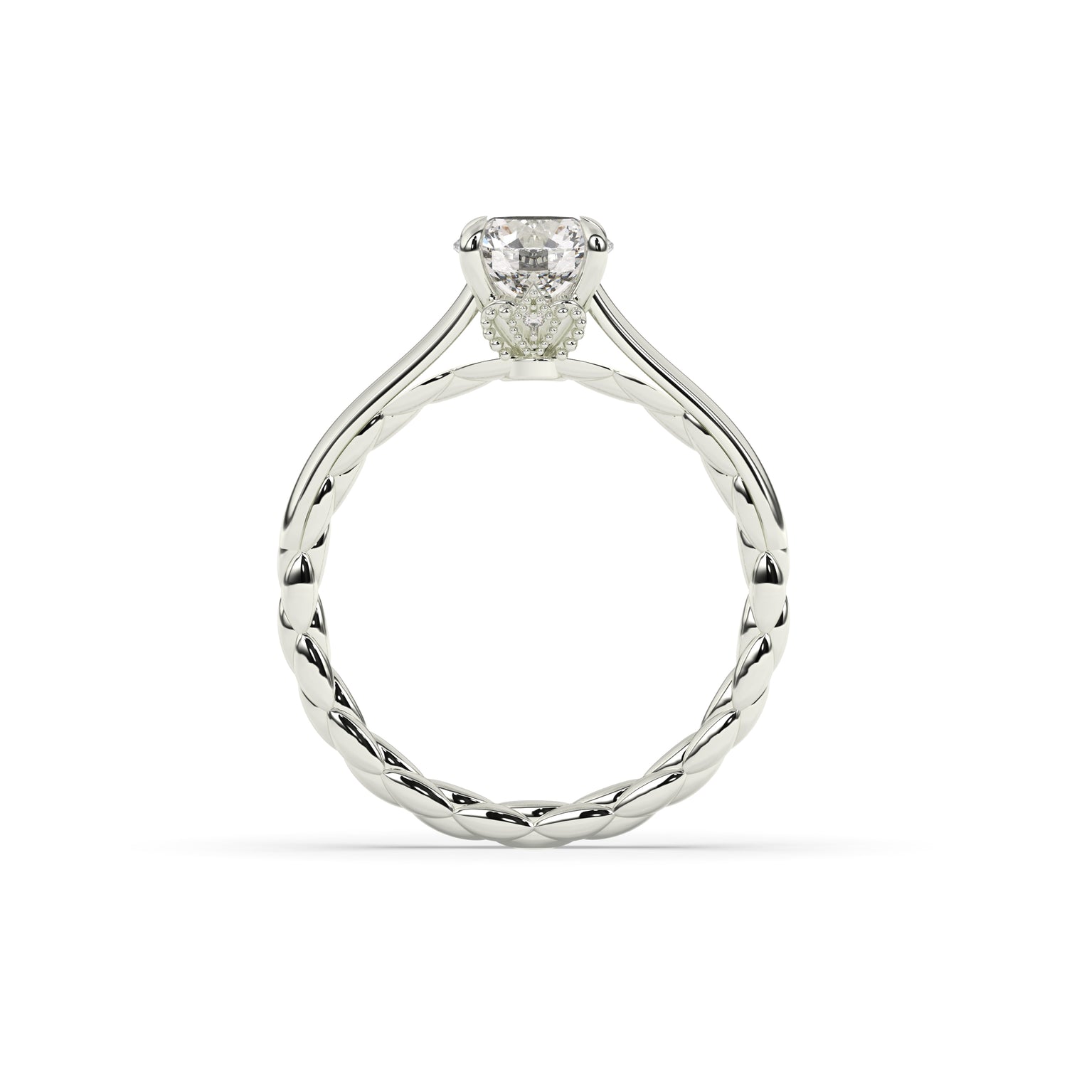 Amalia Round Solitaire Ring