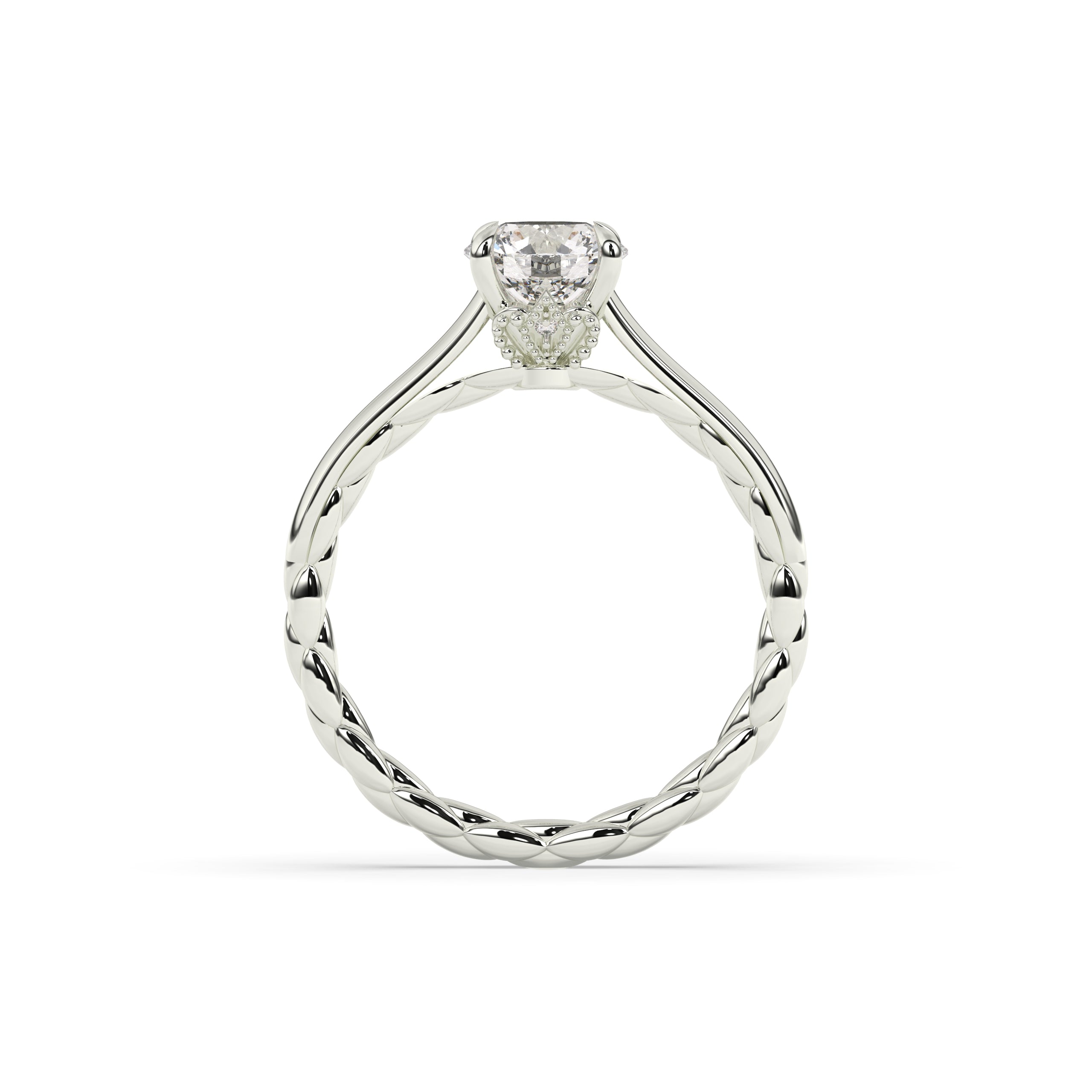 Amalia Round Solitaire Ring