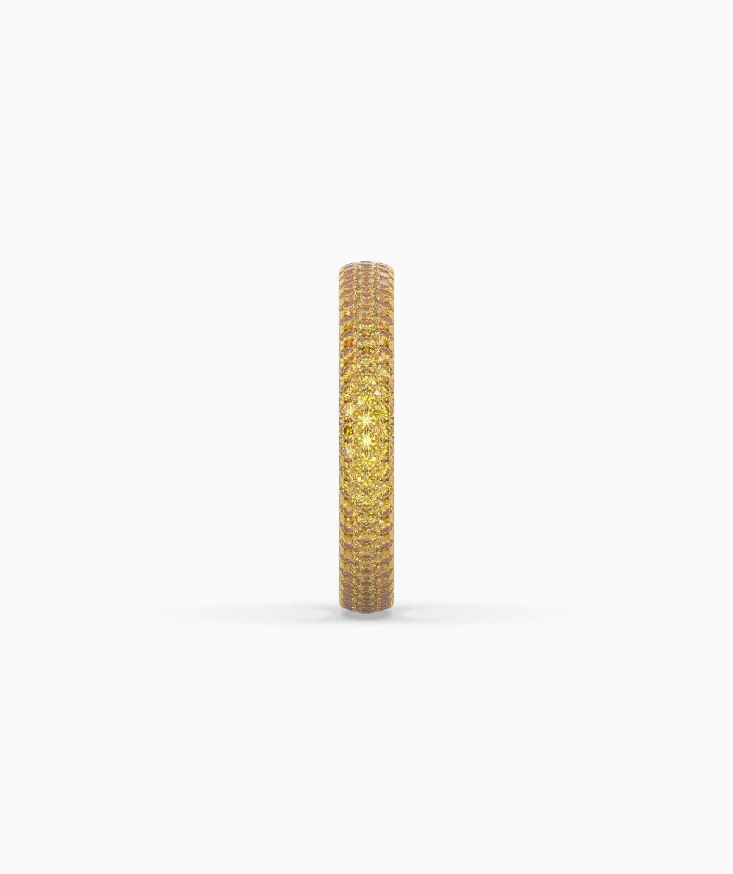 Ariane Yellow Round Eternity Ring