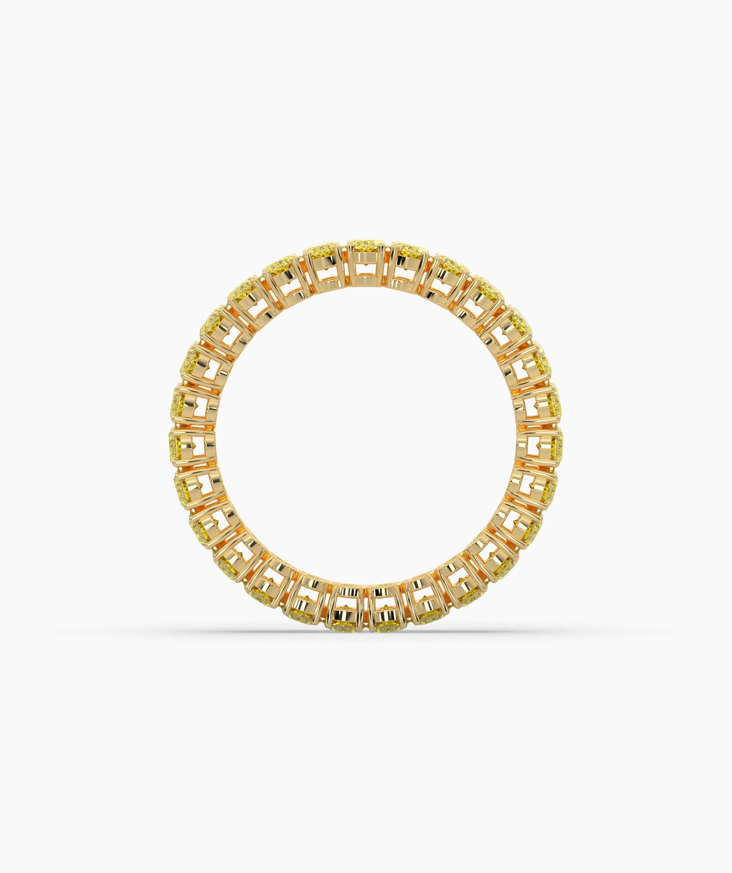 Nina Yellow Oval Eternity Ring