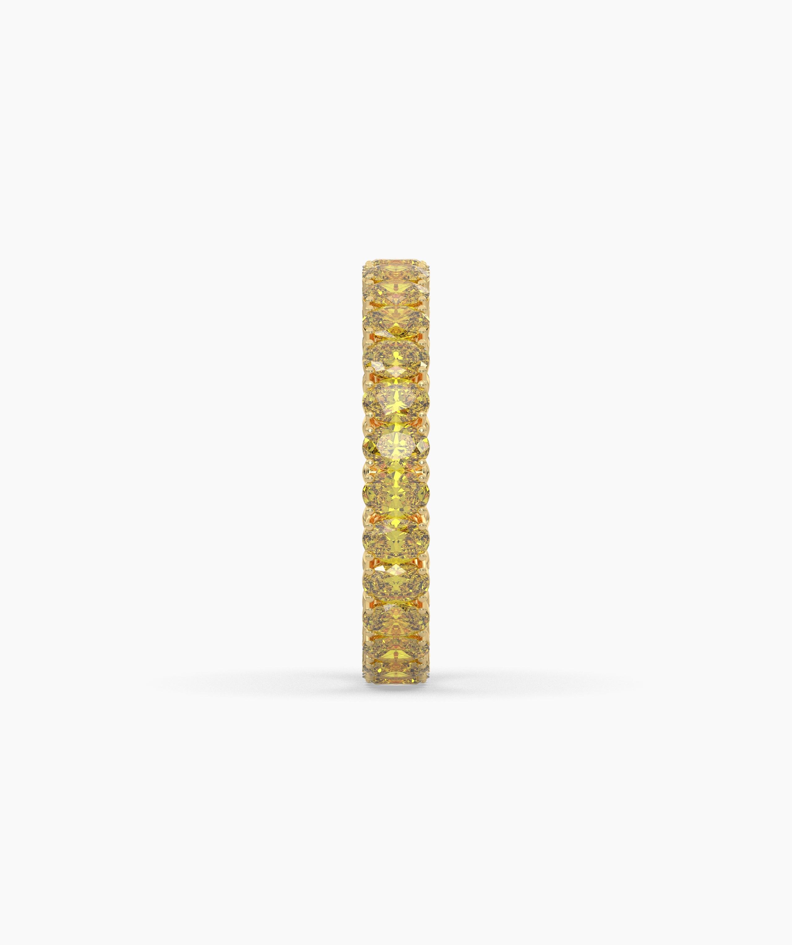 Nina Yellow Oval Eternity Ring