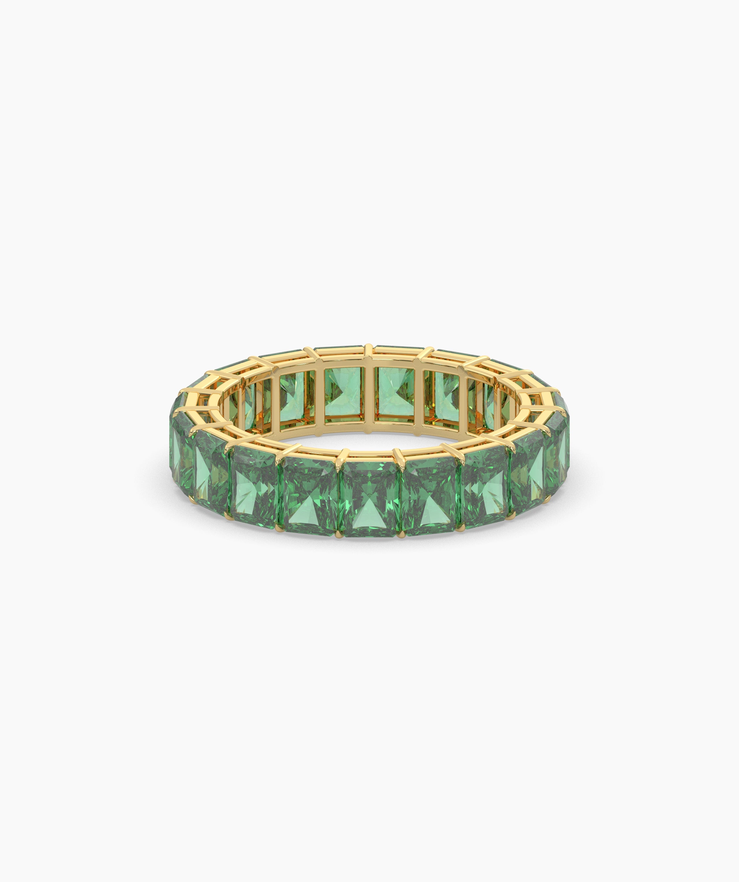 Amira Green Emerald Eternity Ring