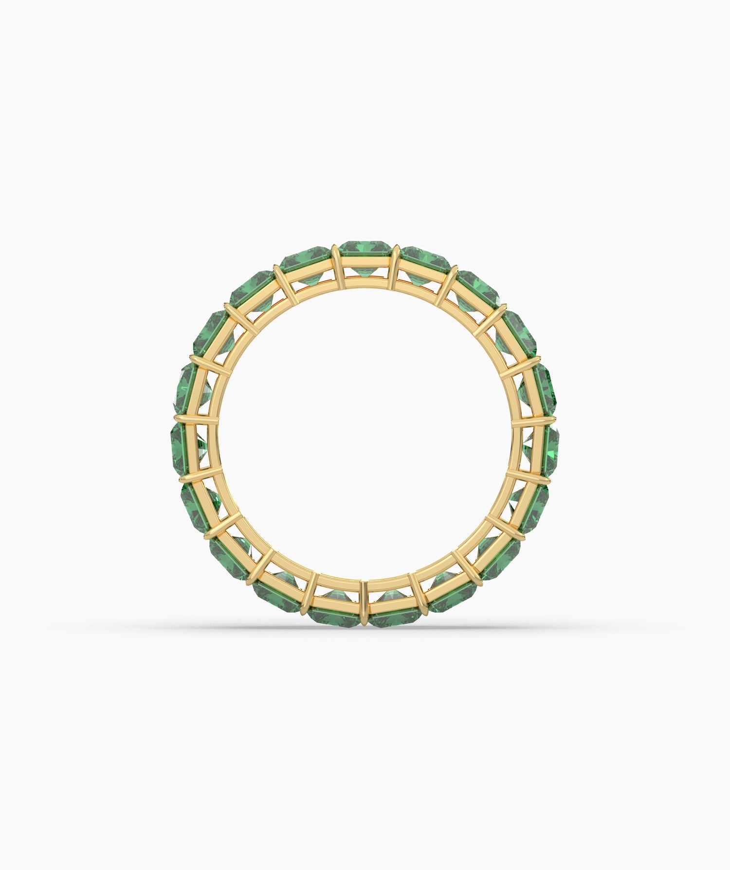 Amira Green Emerald Eternity Ring
