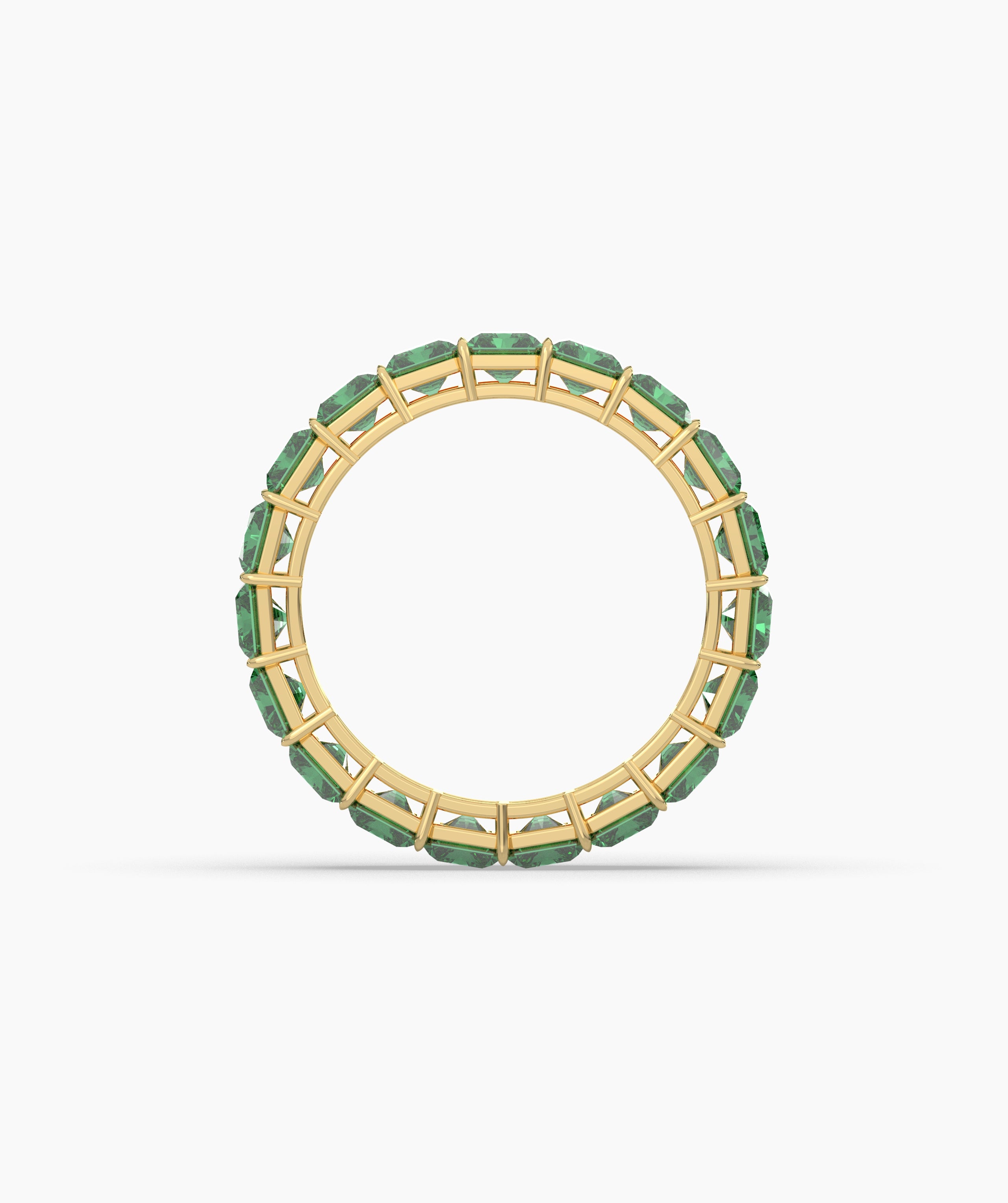 Amira Green Emerald Eternity Ring