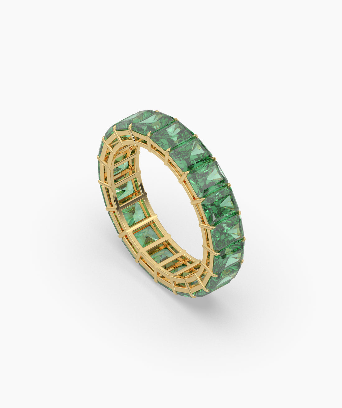Amira Green Emerald Eternity Ring