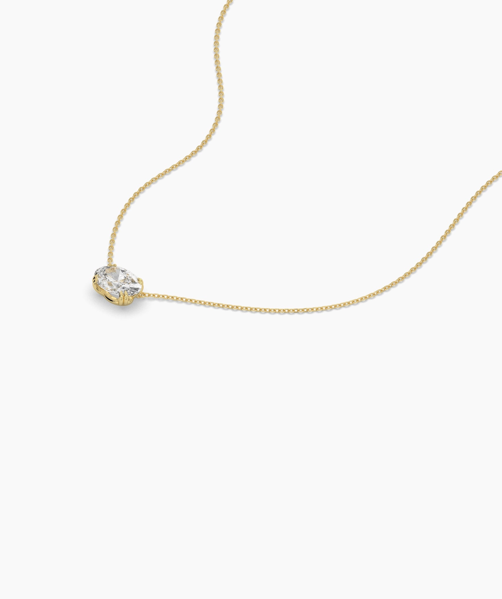 Noelia Oval Pendant / Neklace