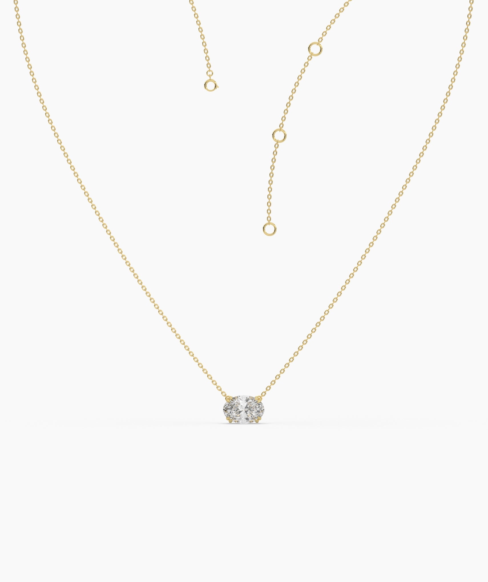 Noelia Oval Pendant / Neklace