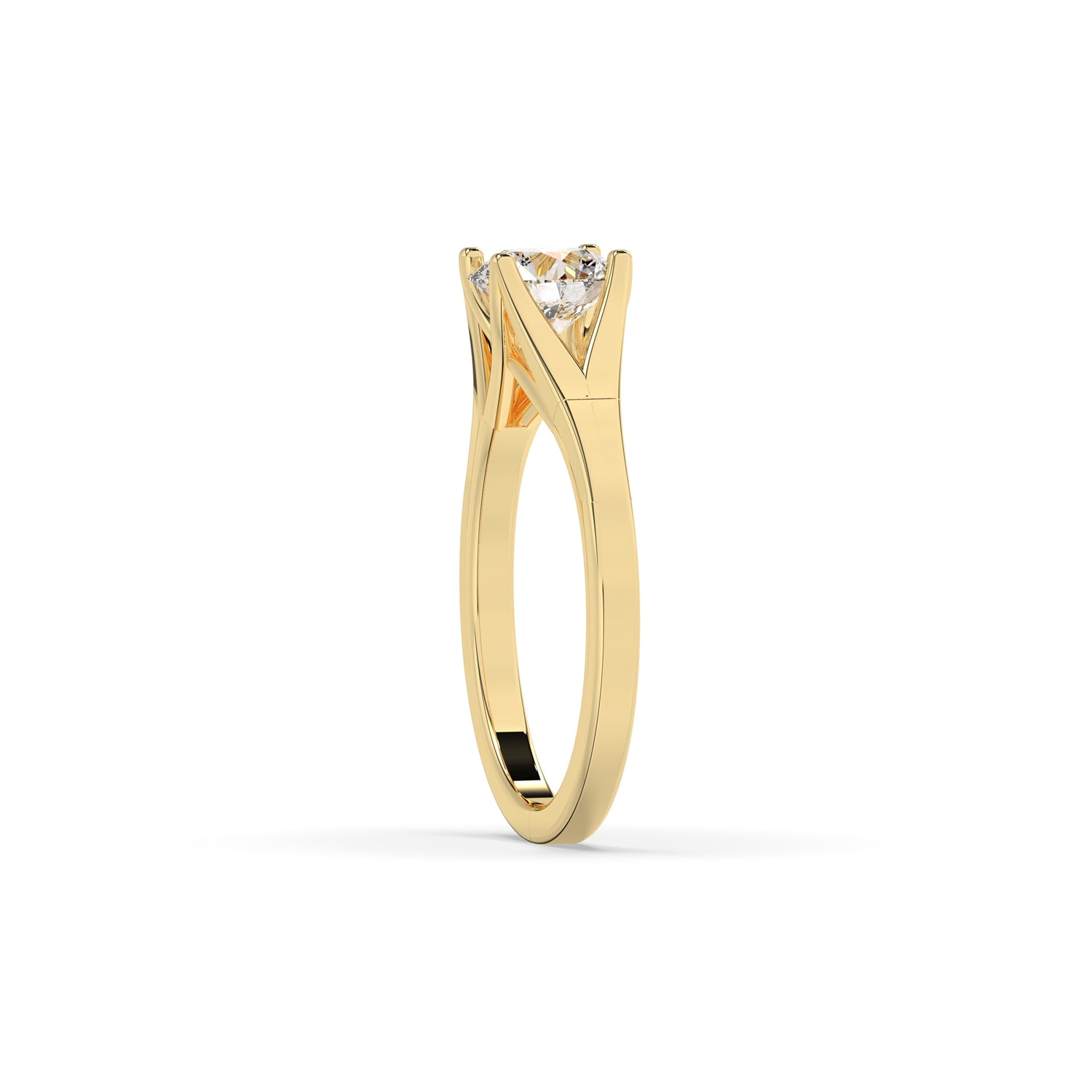 Nora Round Solitaire Ring