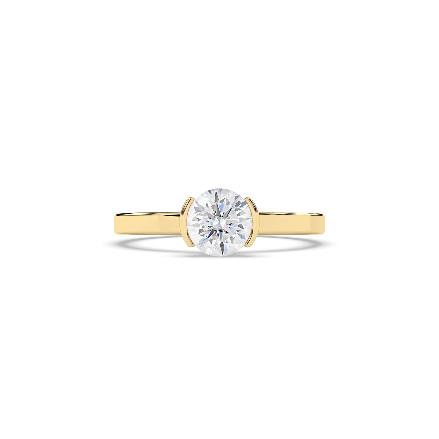 Liana Round Solitaire Ring
