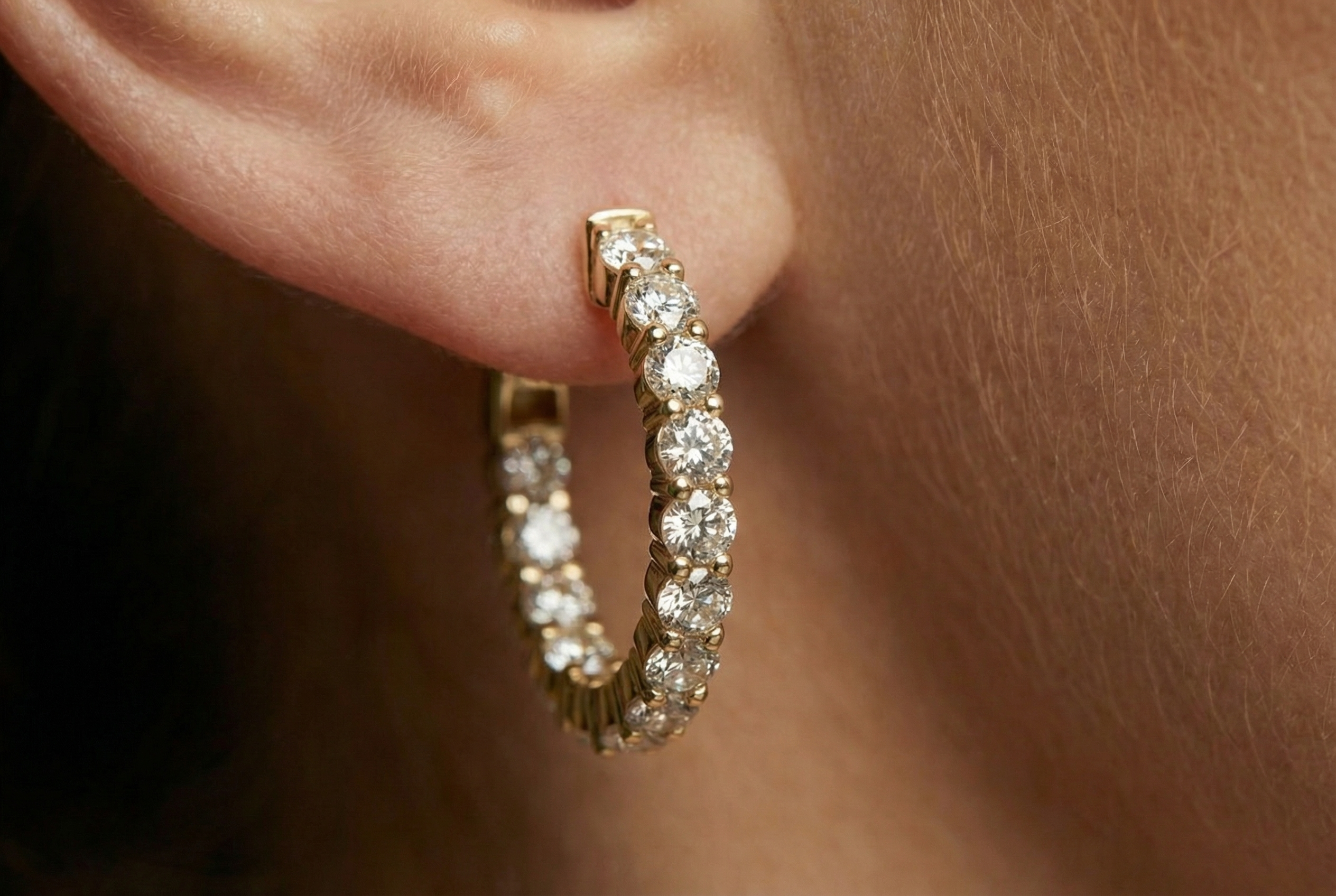 Tatja Runder Creolen Ohrring │ Ø18mm