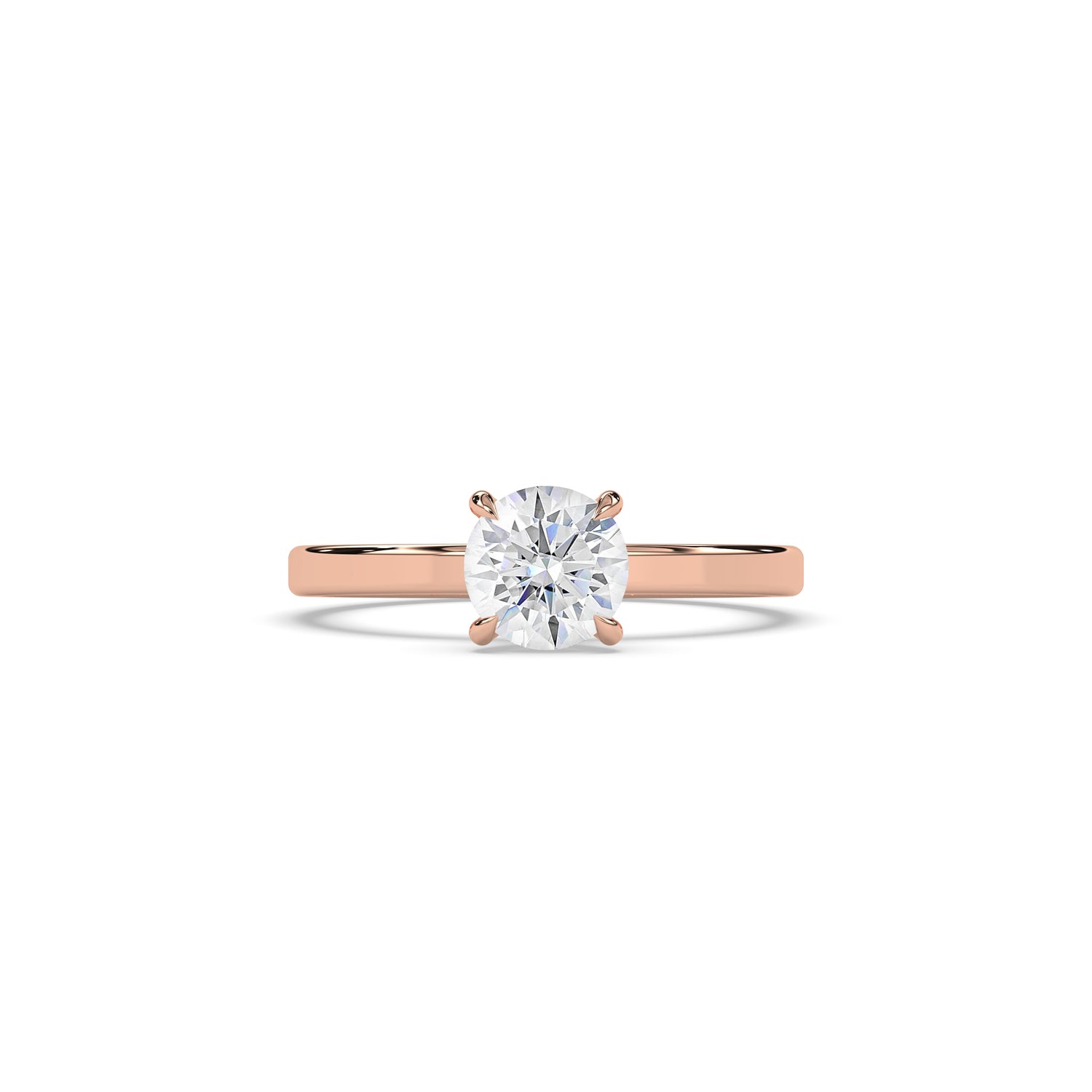 Isabell Round Solitaire Ring