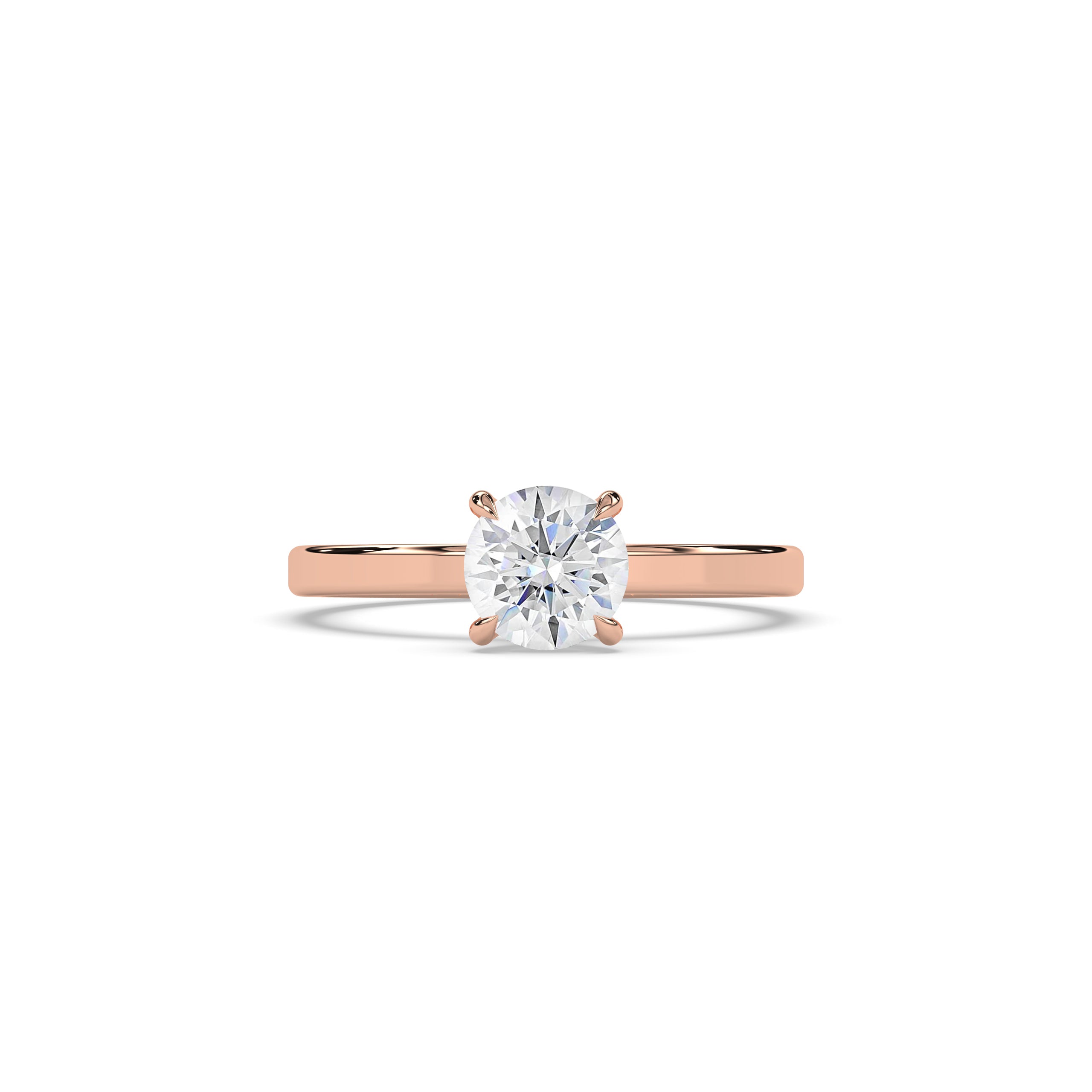 Isabell Round Solitaire Ring
