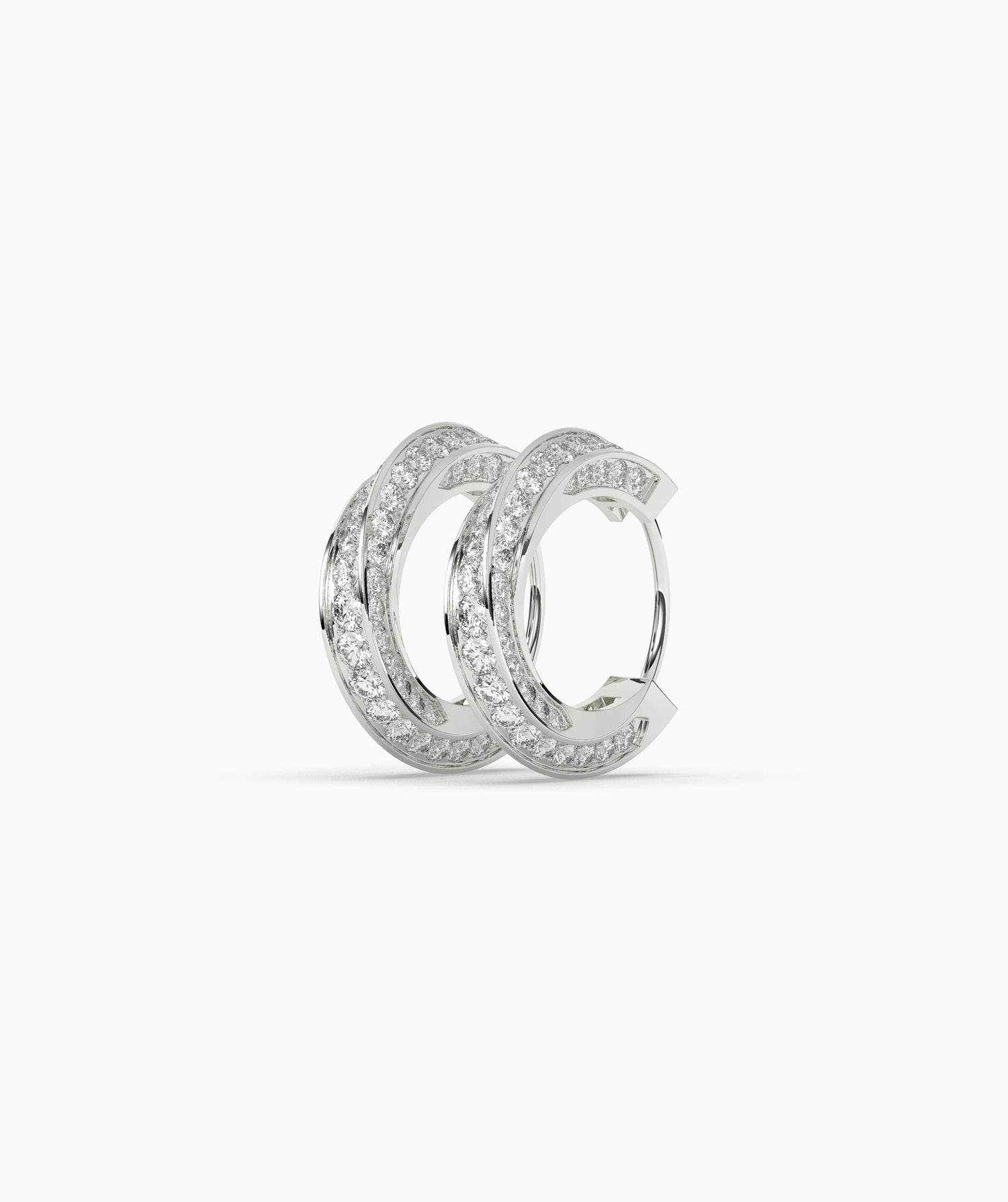 Melody Round Hoop Earring