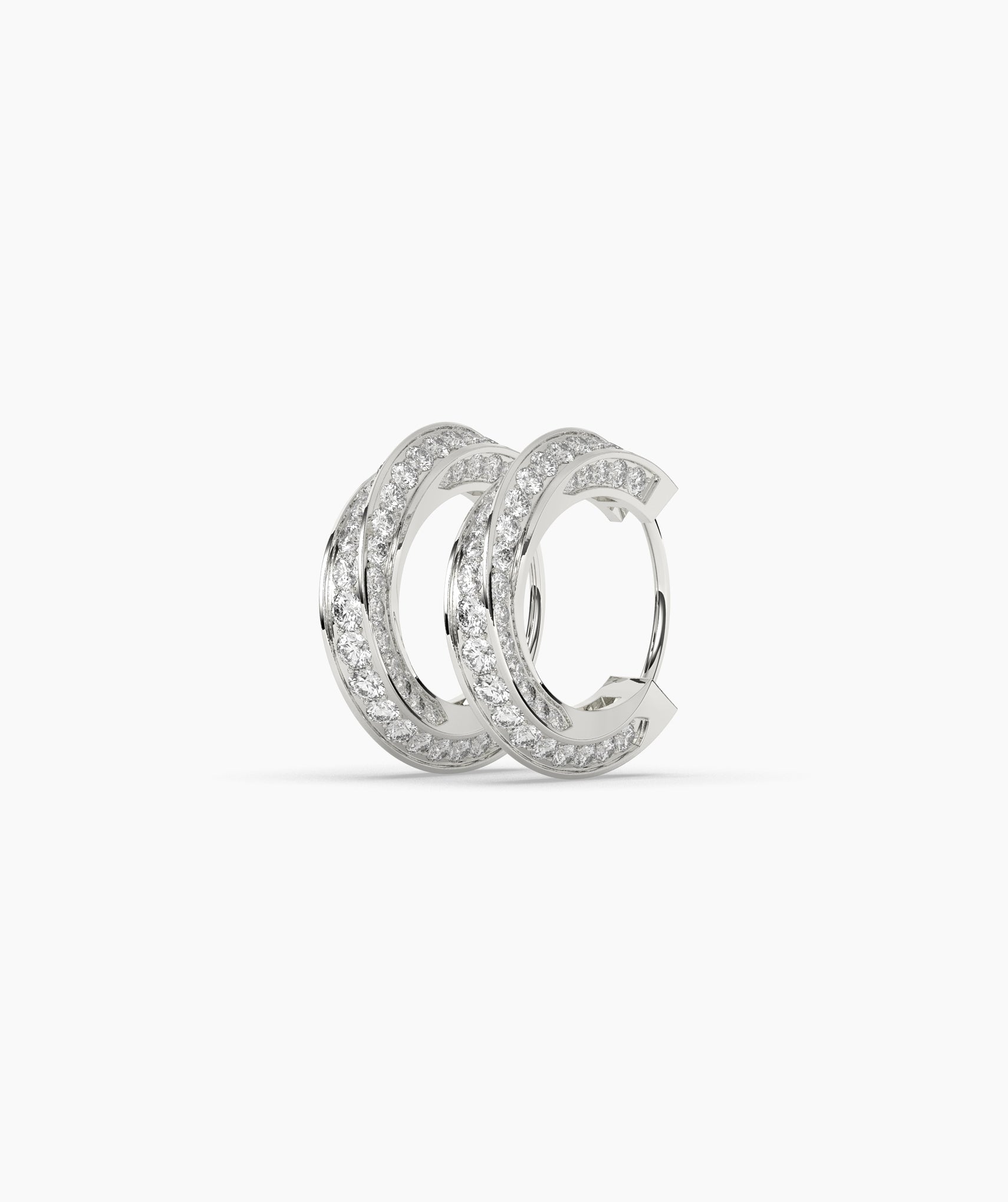 Melody Round Hoop Earring