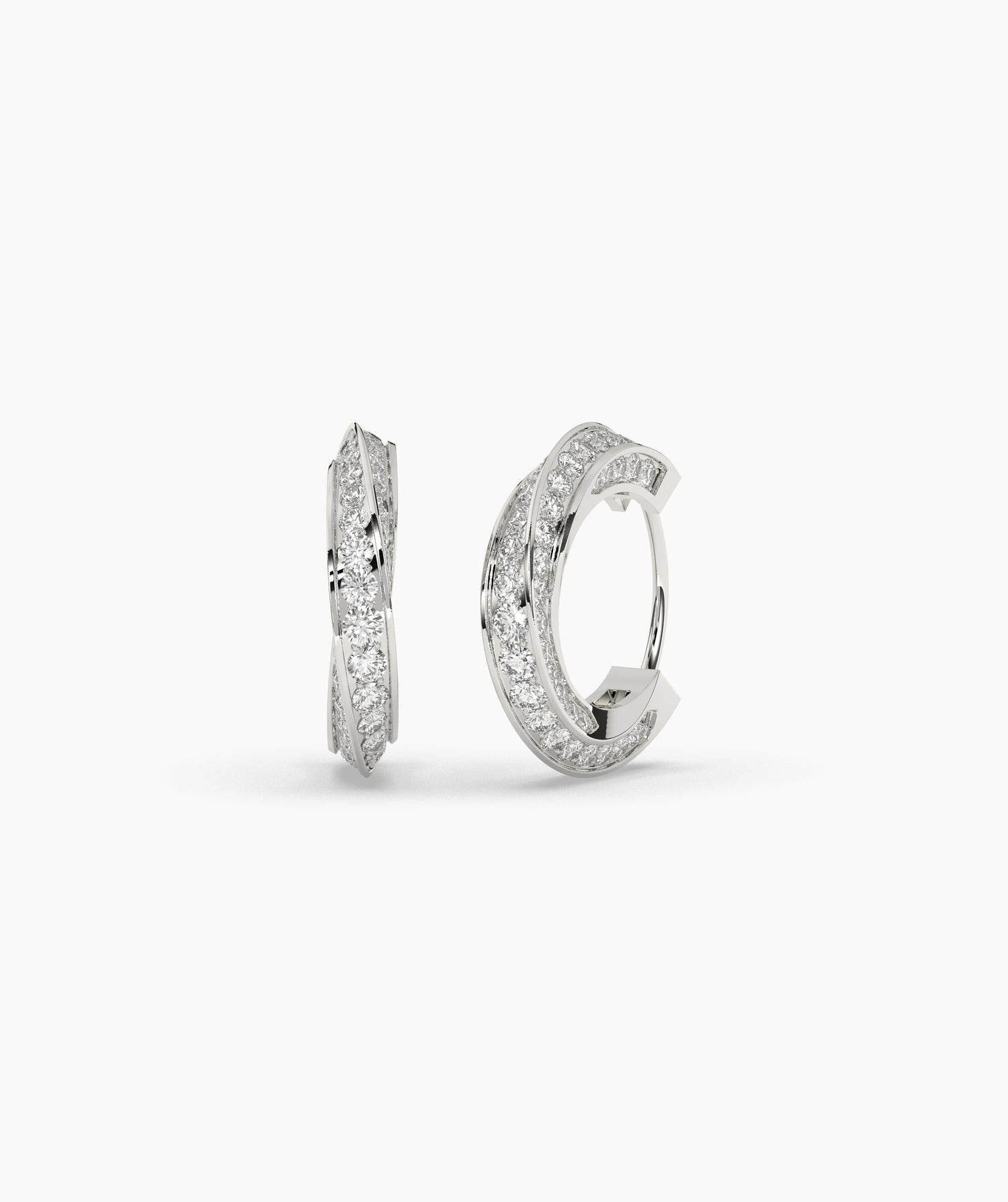Melody Round Hoop Earring