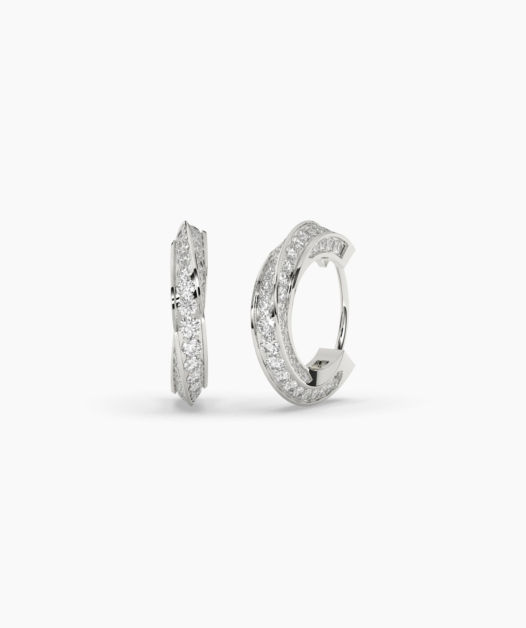 Melody Round Hoop Earring