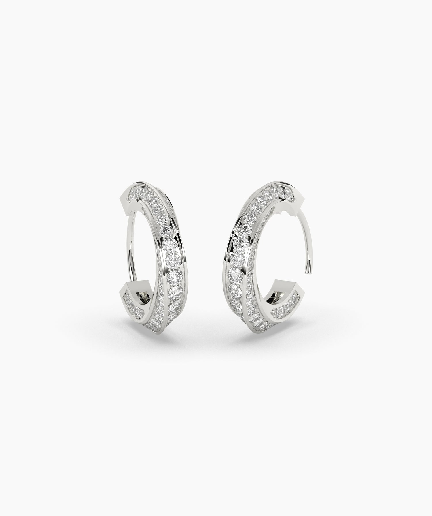 Melody Round Hoop Earring