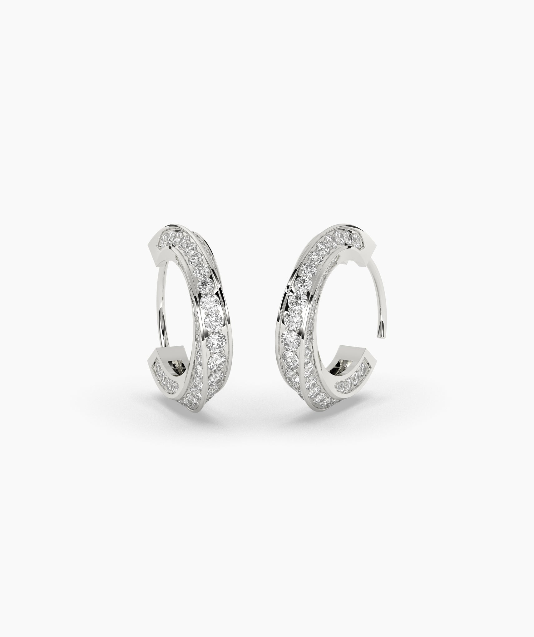 Melody Round Hoop Earring