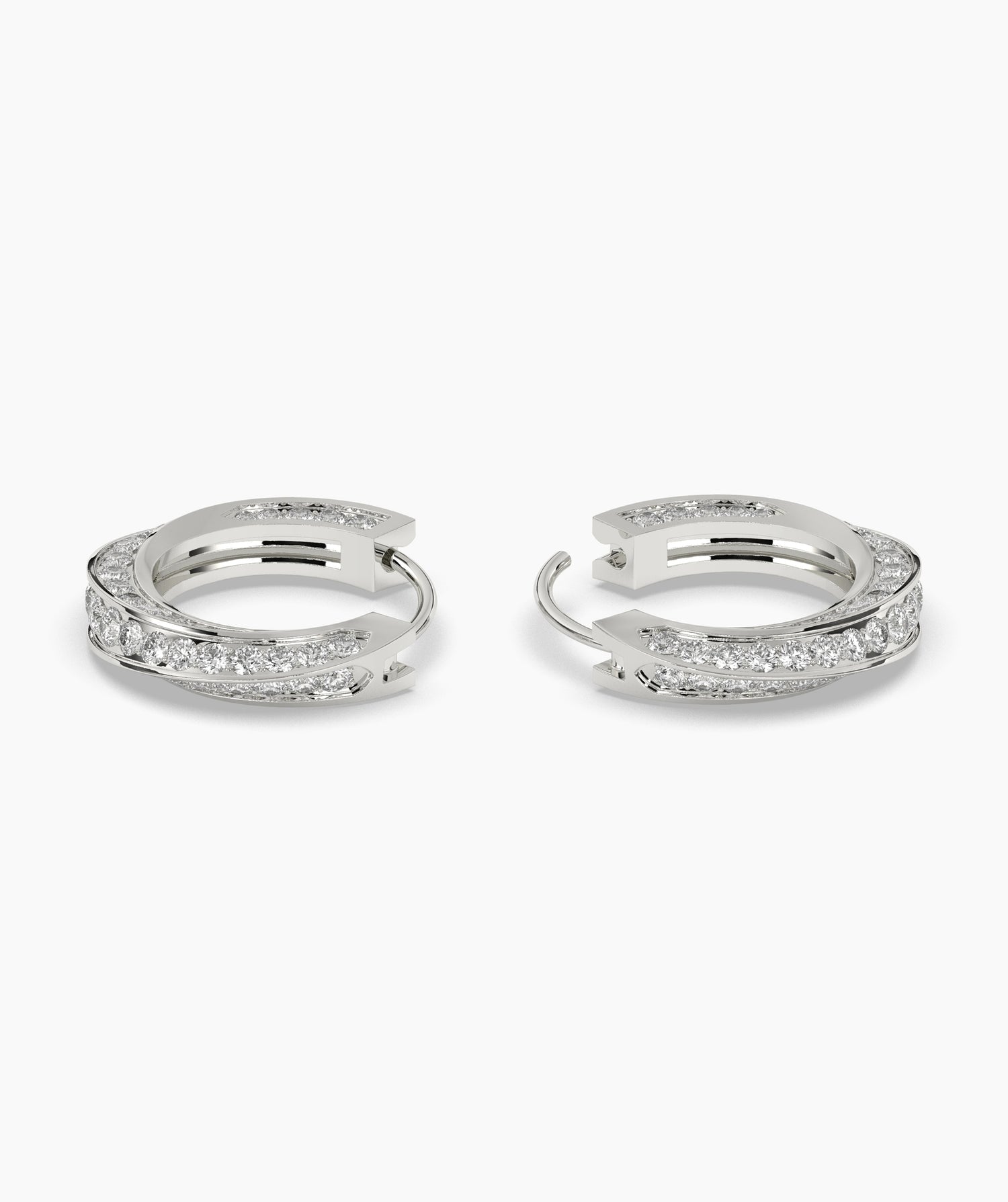 Melody Round Hoop Earring