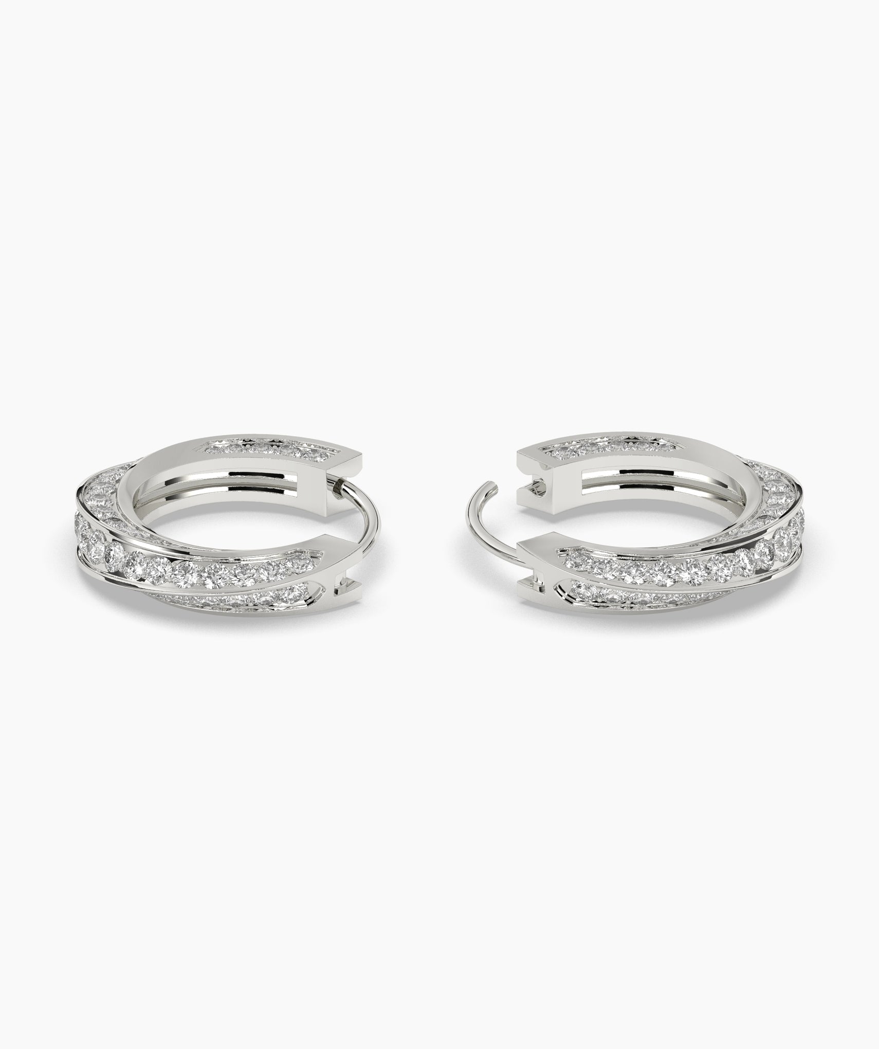 Melody Round Hoop Earring