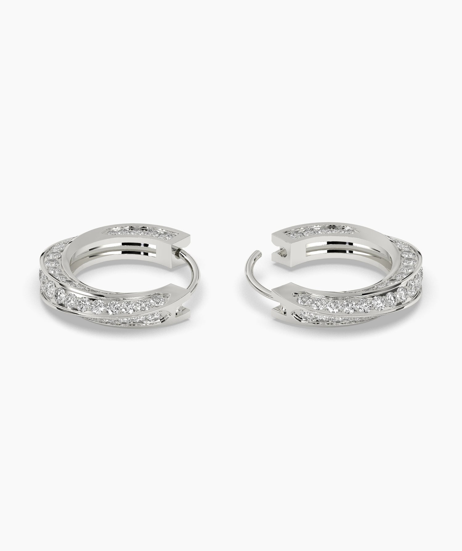 Melody Round Hoop Earring