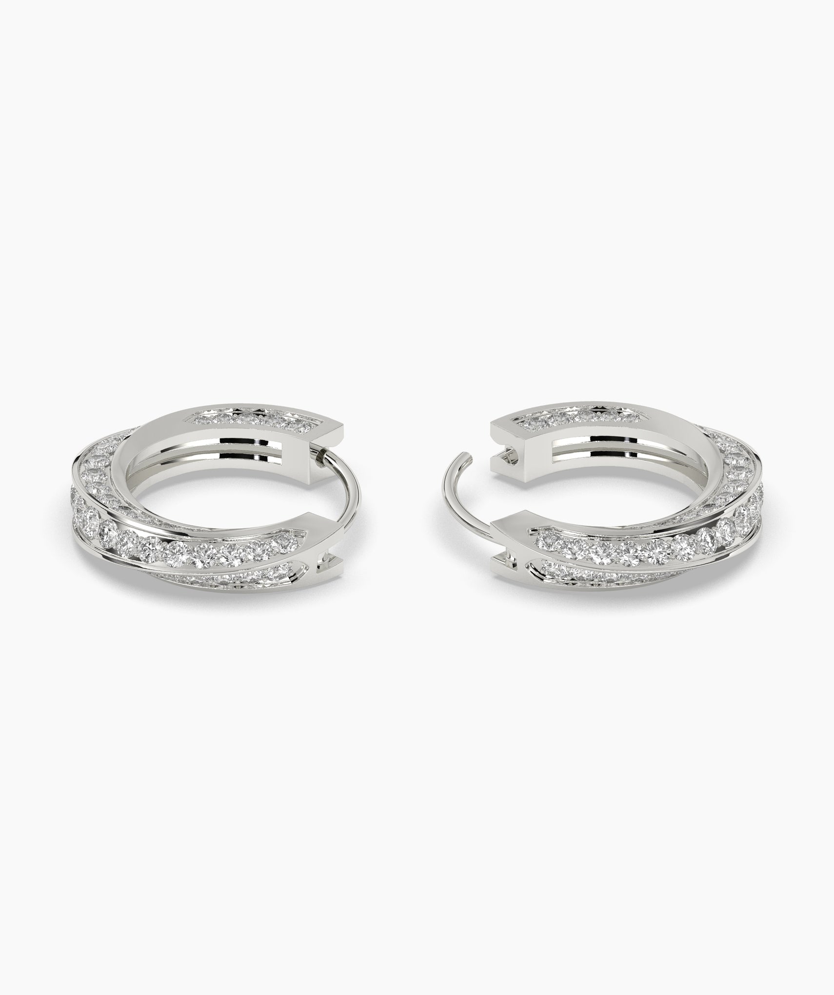 Melody Round Hoop Earring