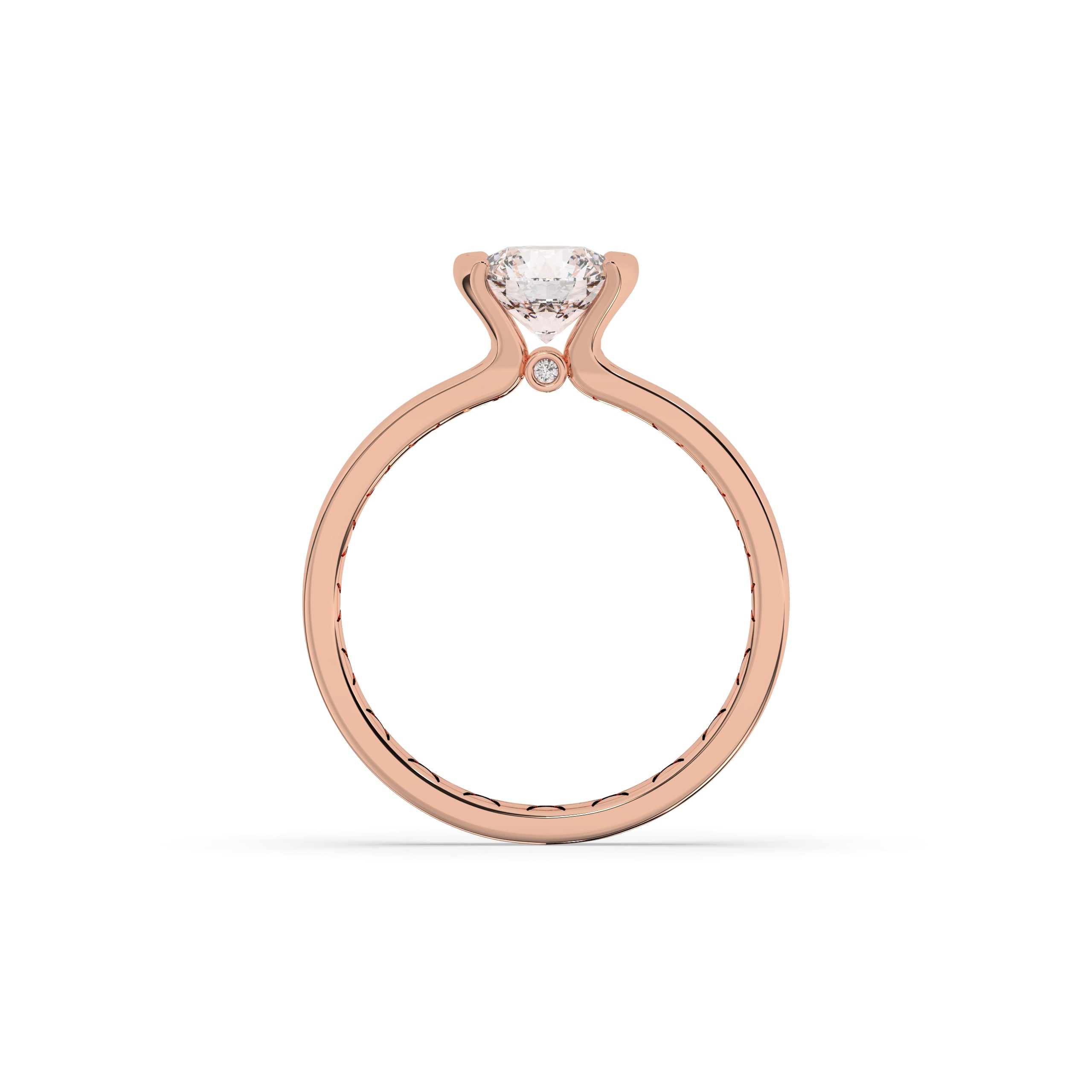 Liana Round Solitaire Ring