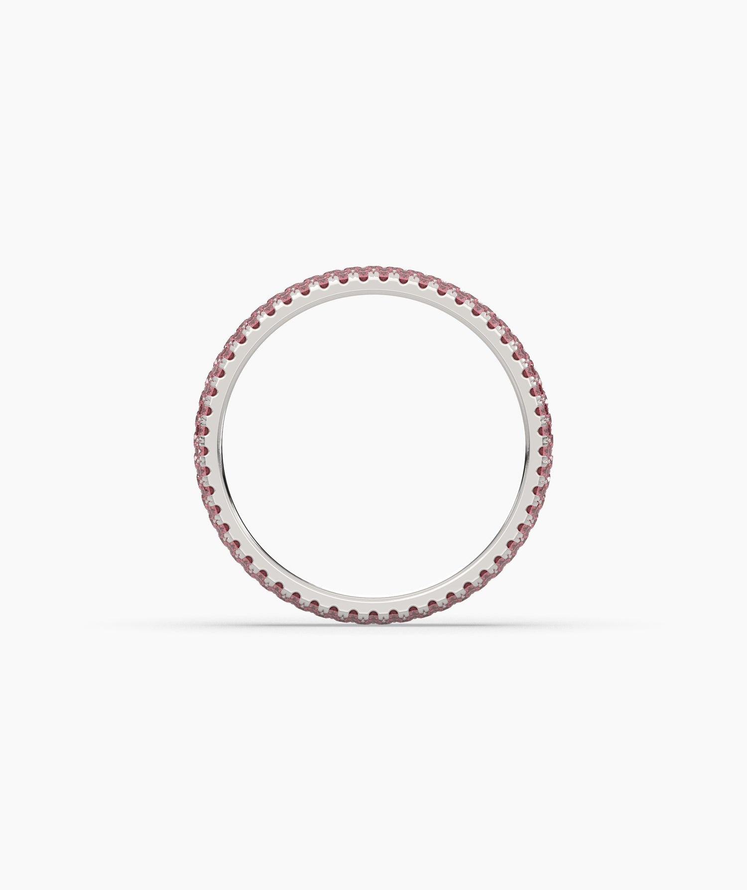 Felia Pink Round Eternity Ring