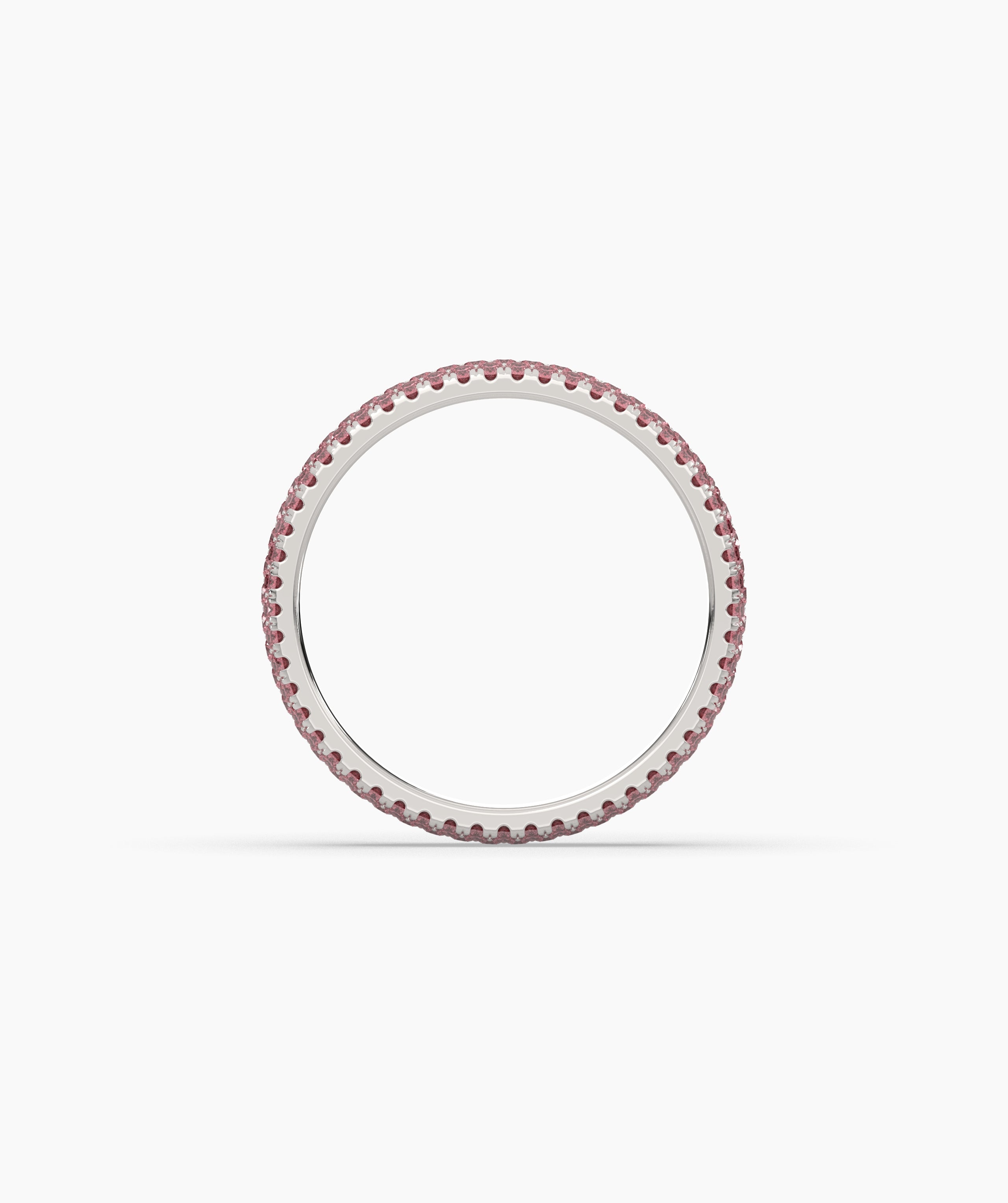 Felia Pink Round Eternity Ring