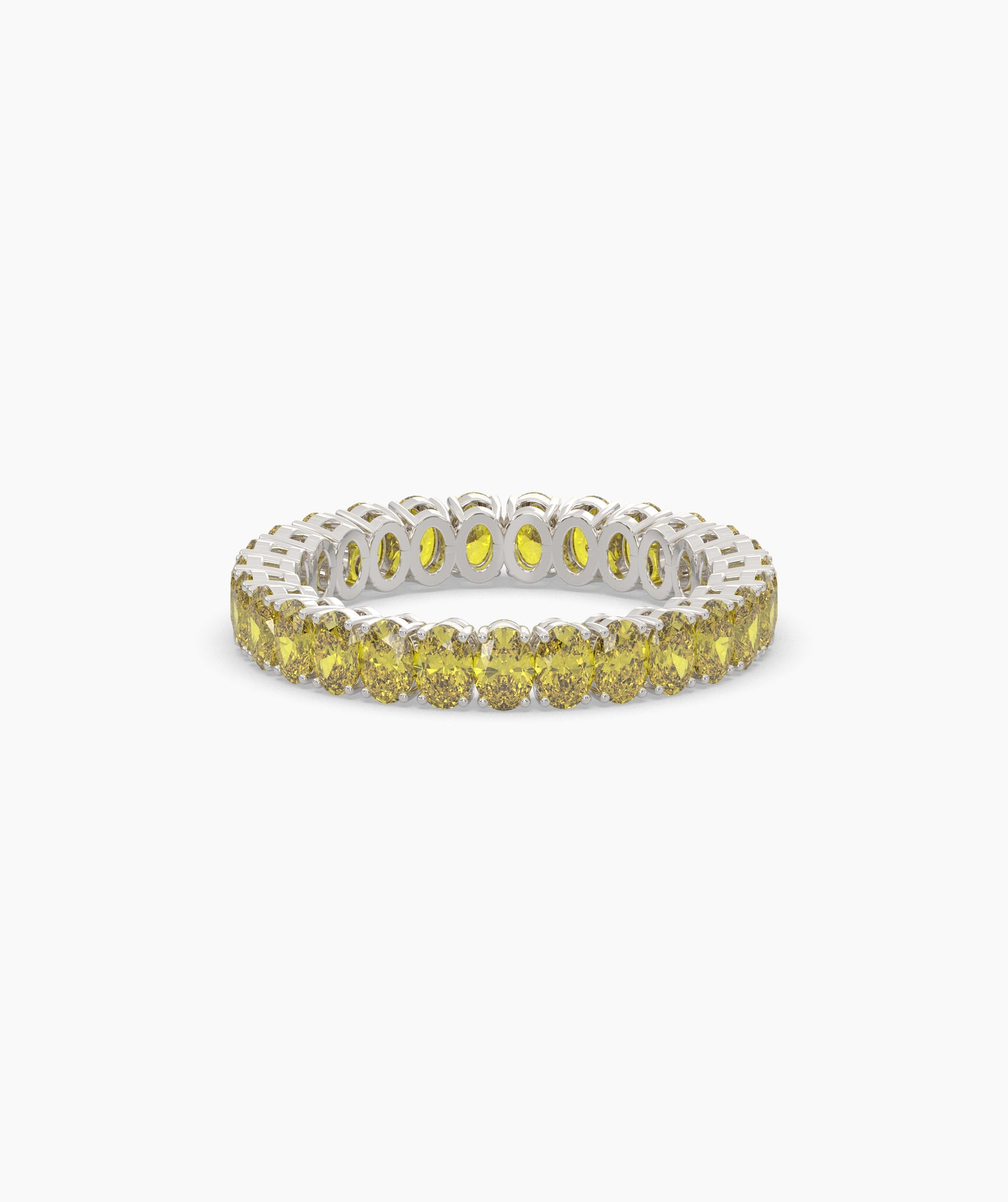 Nina Yellow Oval Eternity Ring
