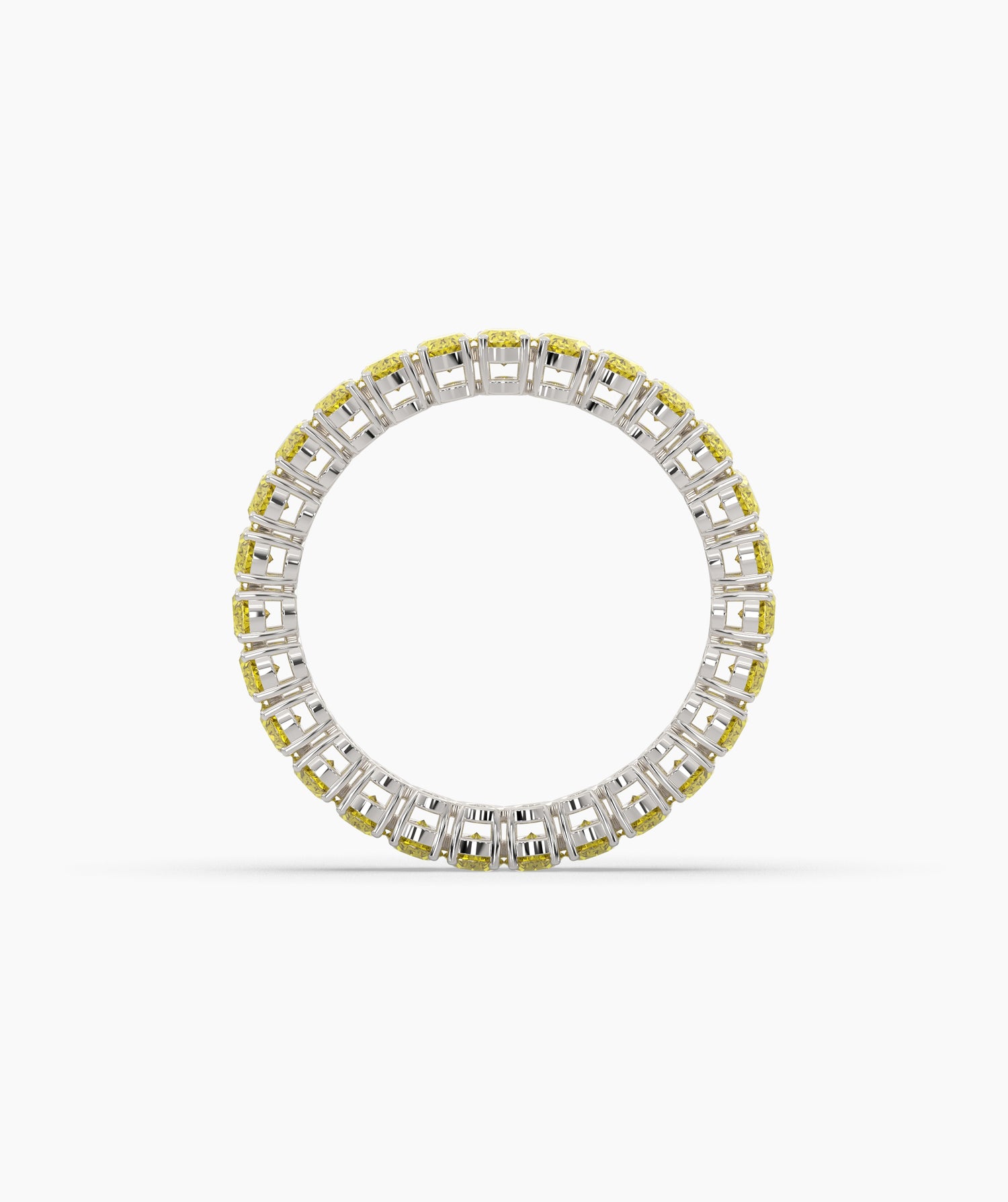 Nina Yellow Oval Eternity Ring