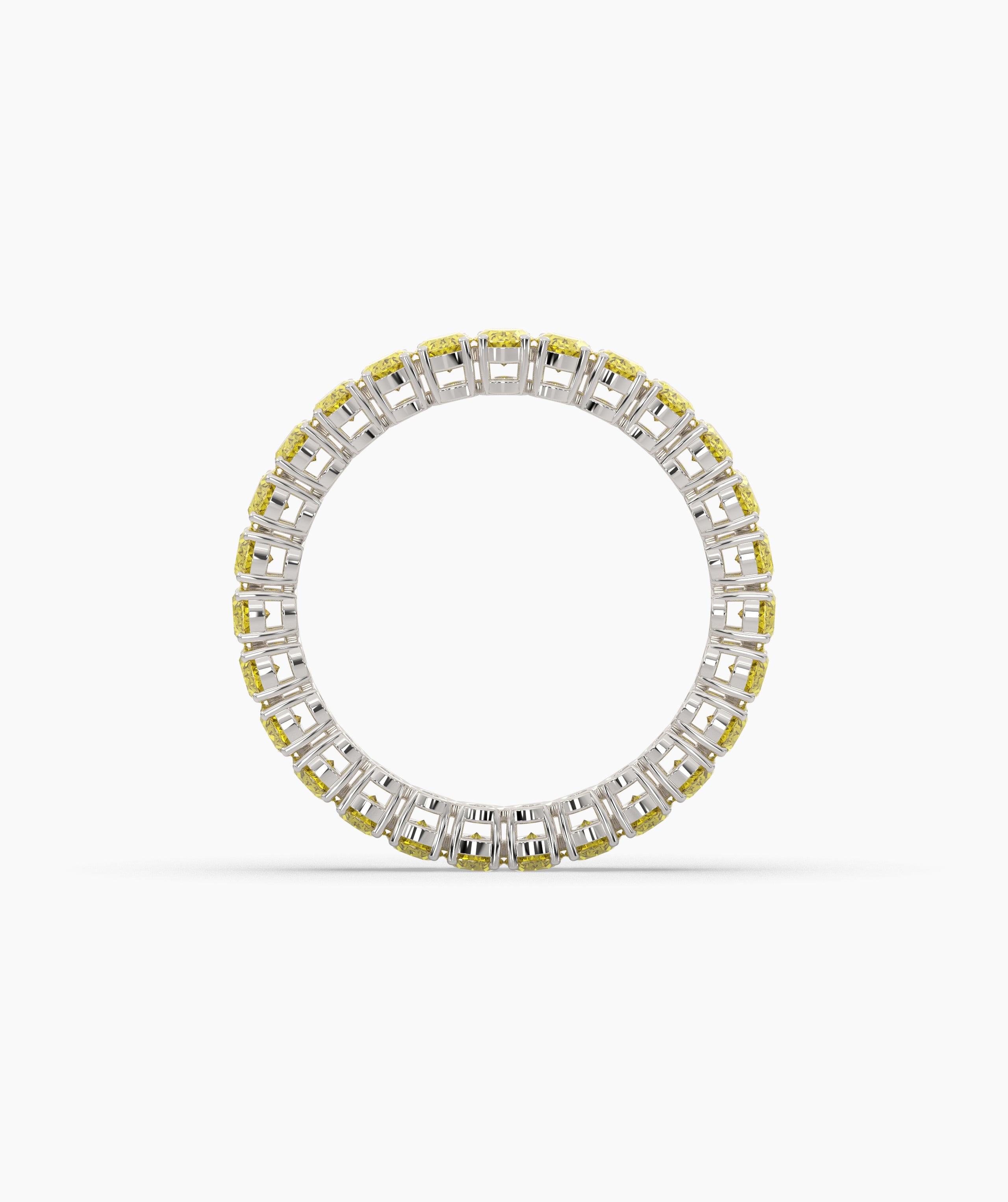 Nina Yellow Oval Eternity Ring