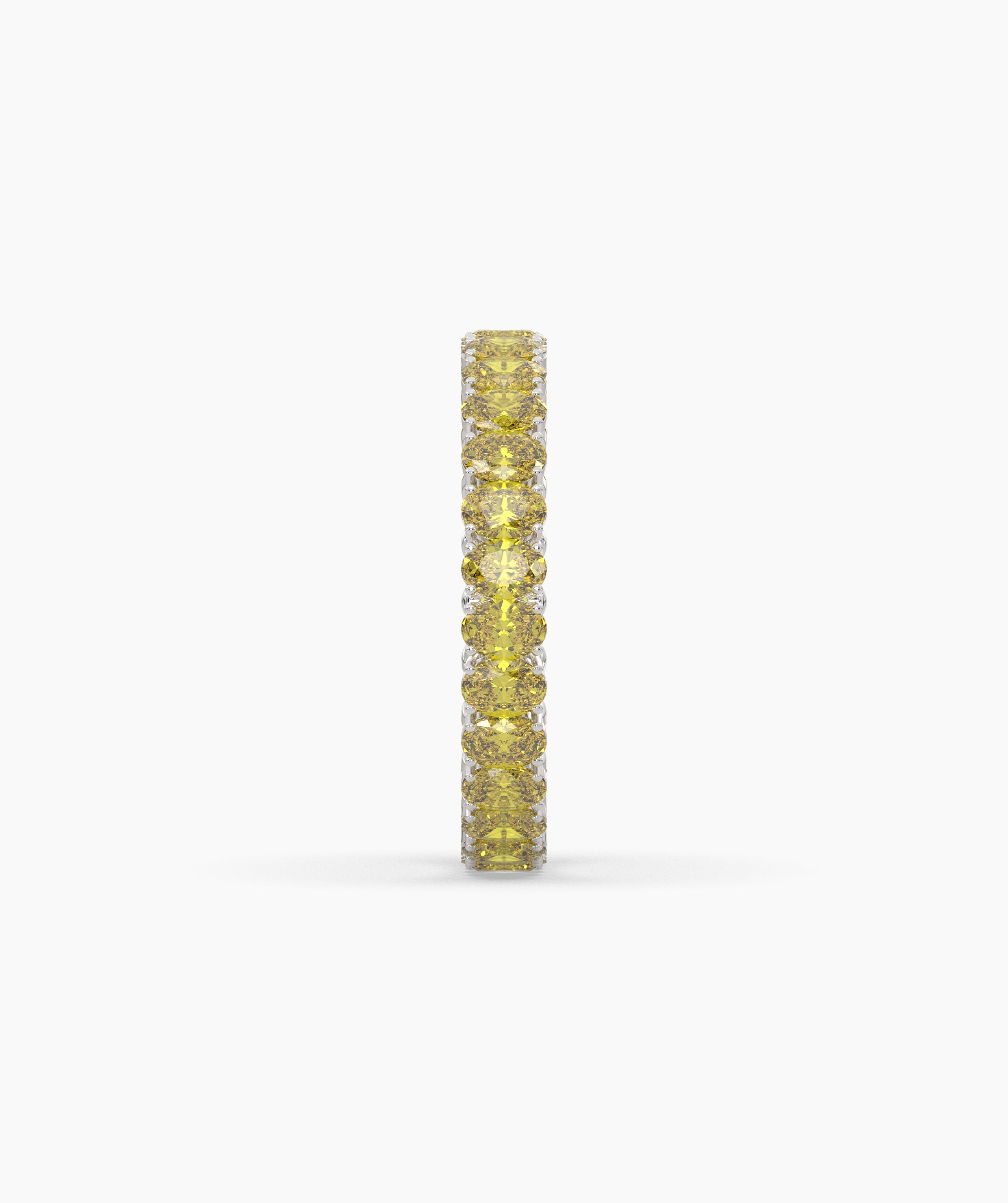 Nina Yellow Oval Eternity Ring