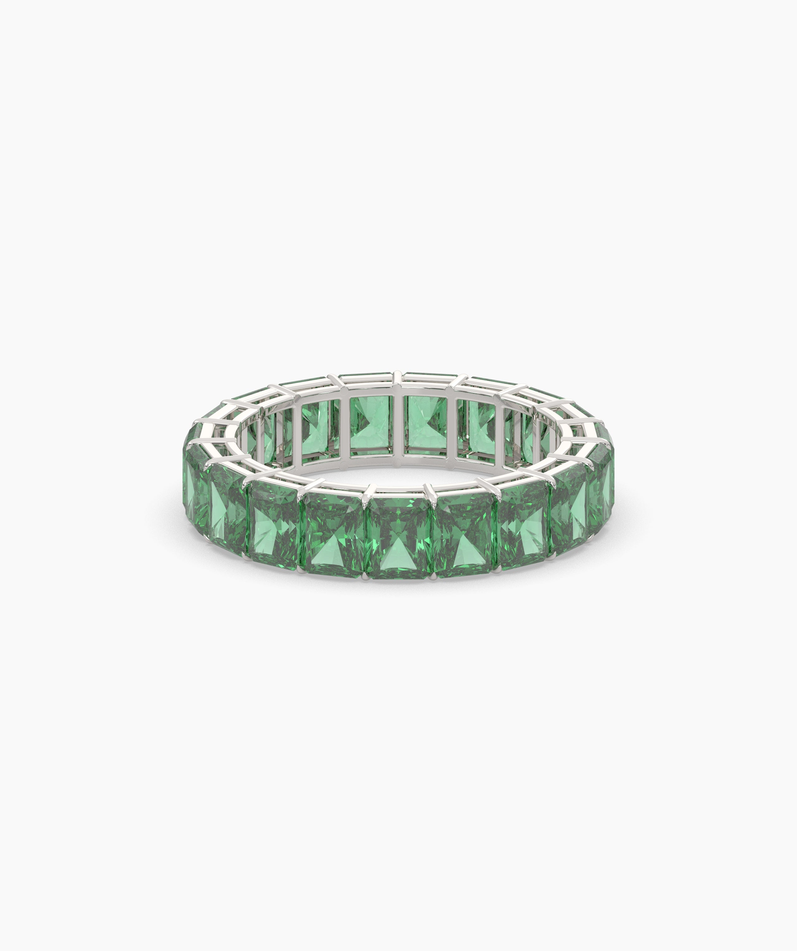 Amira Green Emerald Eternity Ring