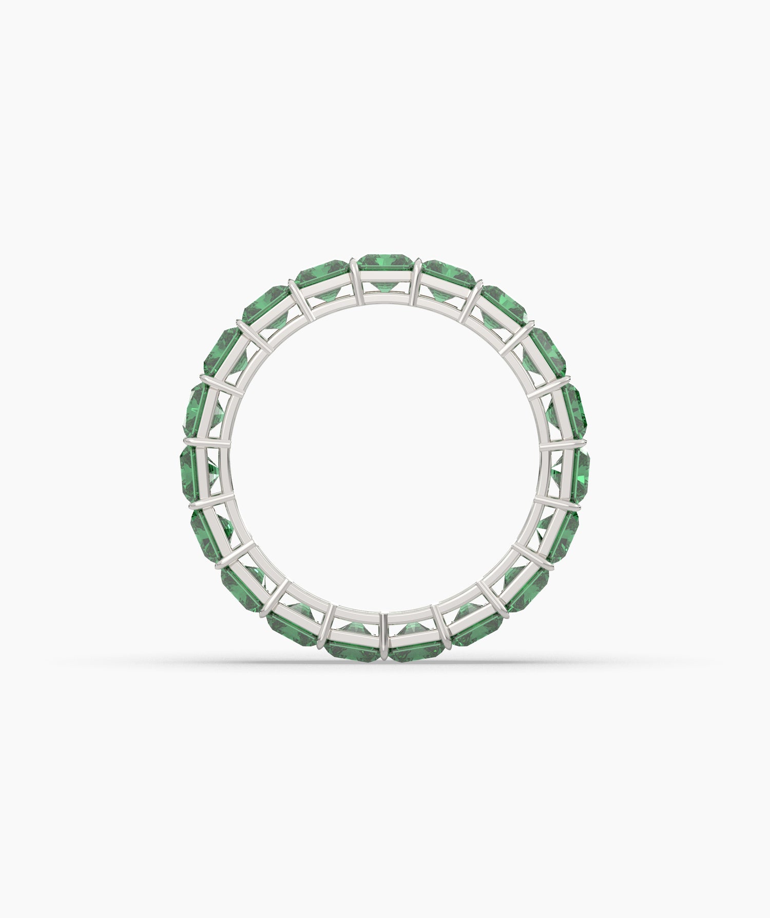 Amira Green Emerald Eternity Ring