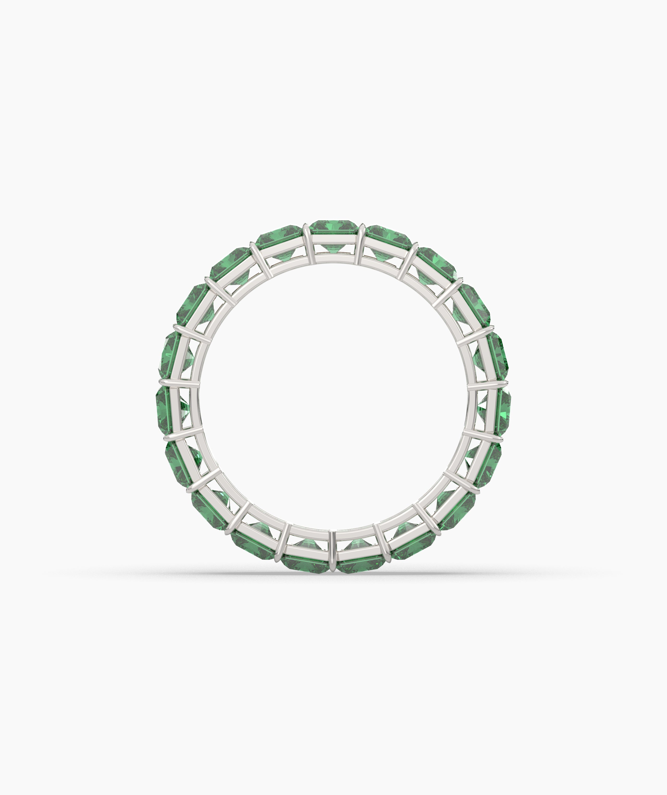 Amira Green Emerald Eternity Ring