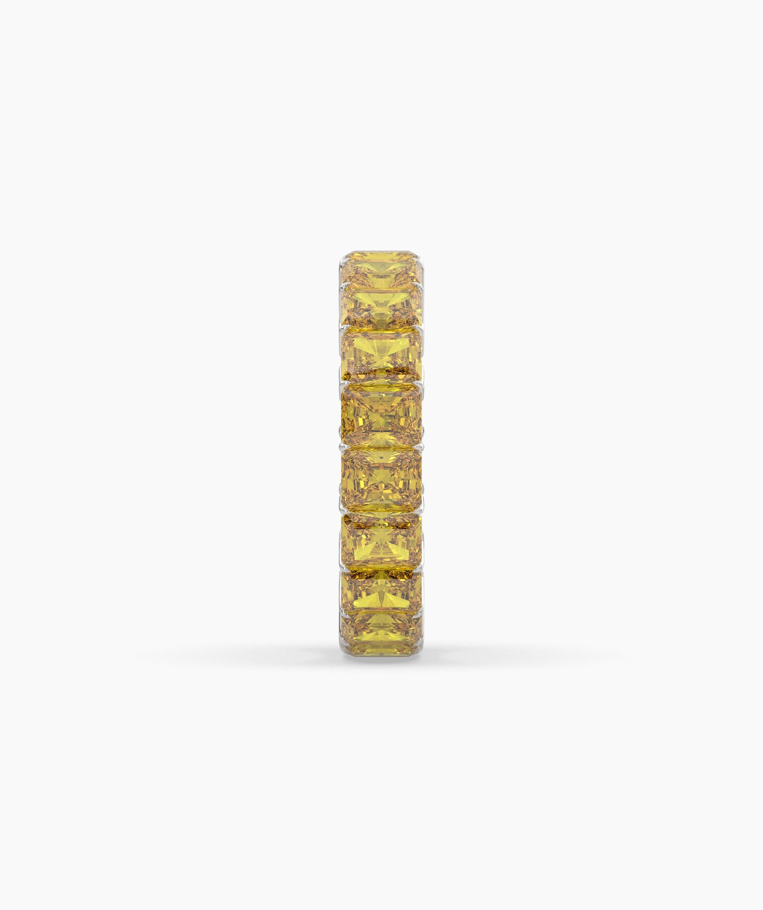 Selene Yellow Emerald Eternity Ring