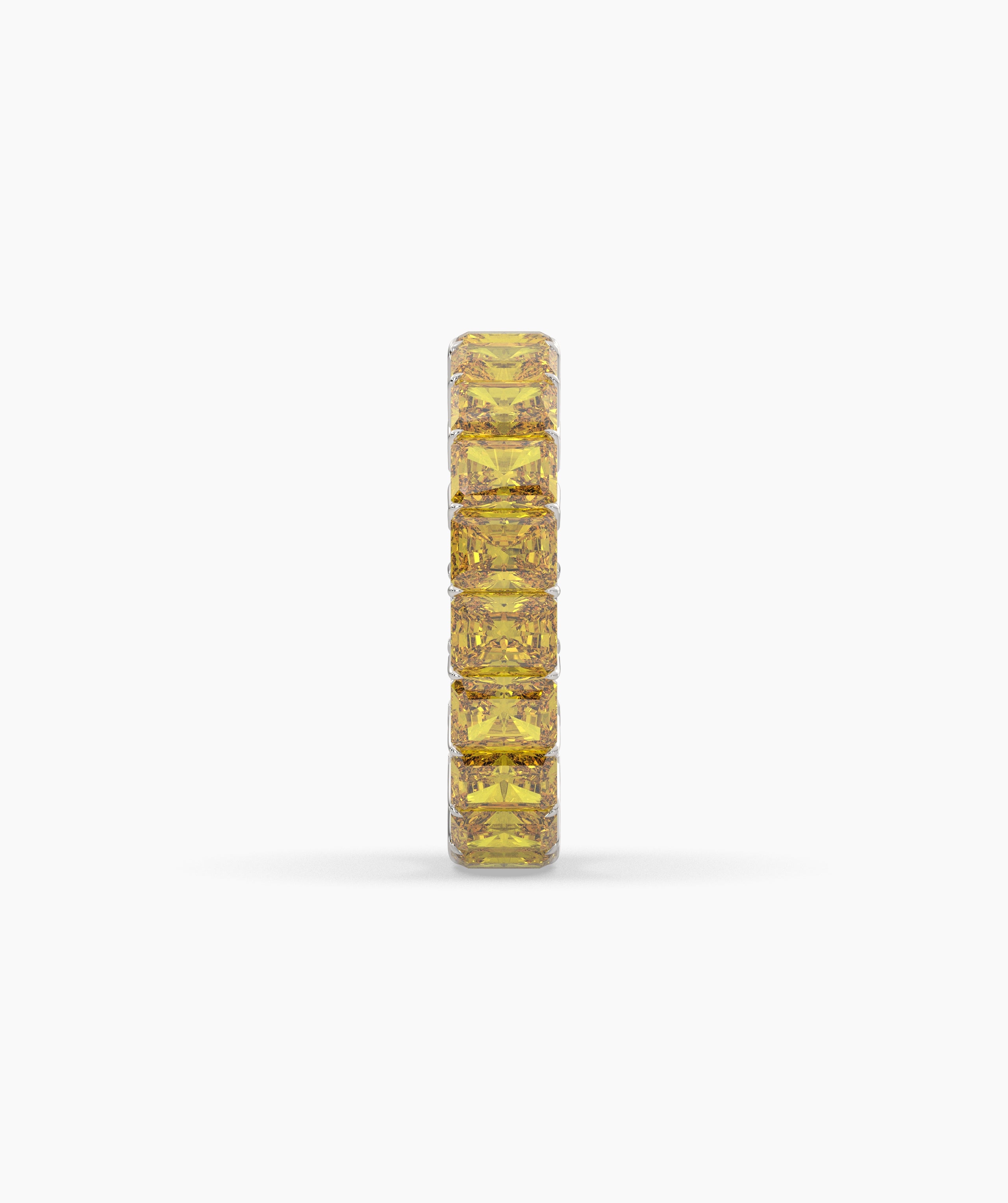 Selene Yellow Emerald Eternity Ring