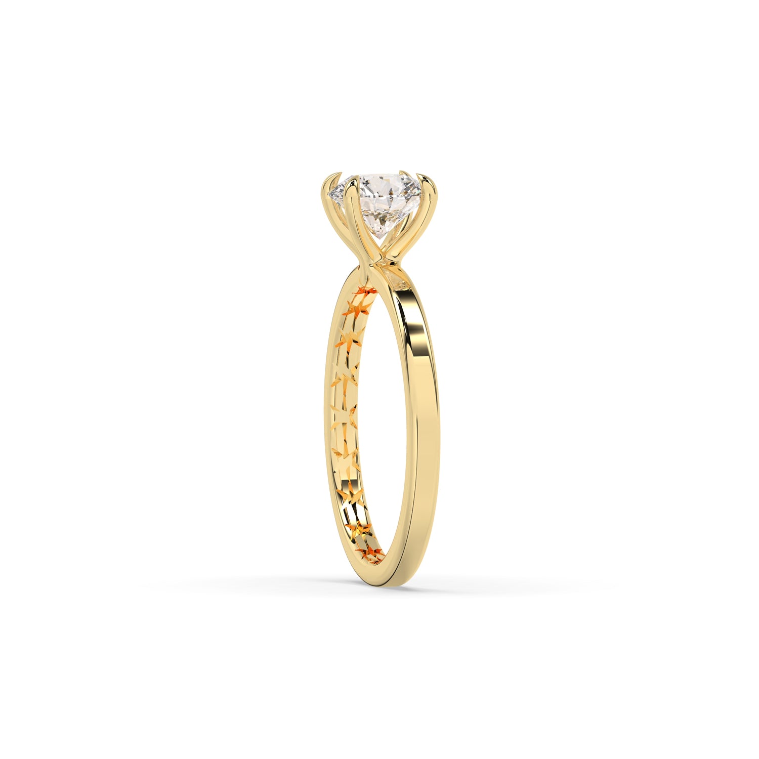 Isabell Round Solitaire Ring
