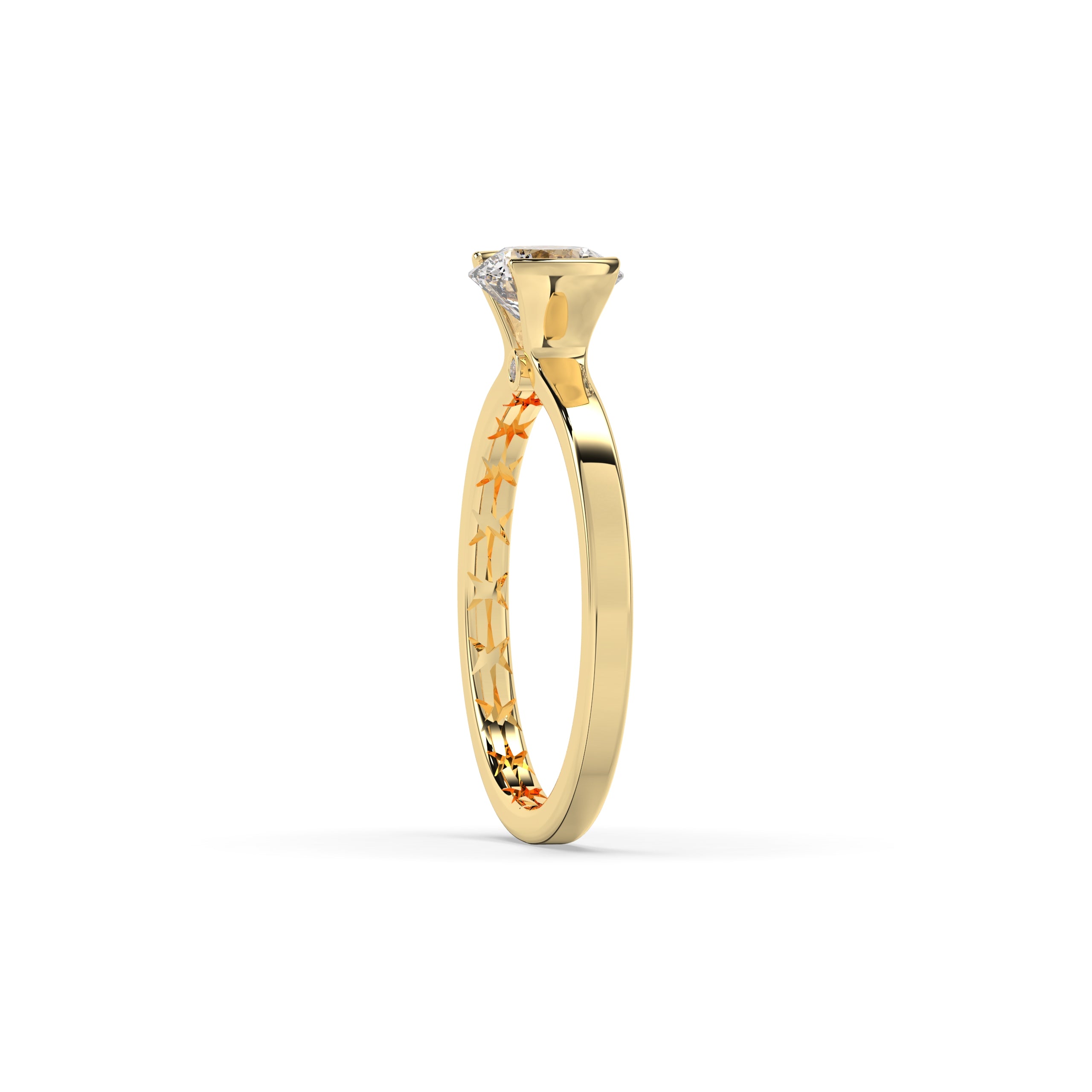 Liana Round Solitaire Ring
